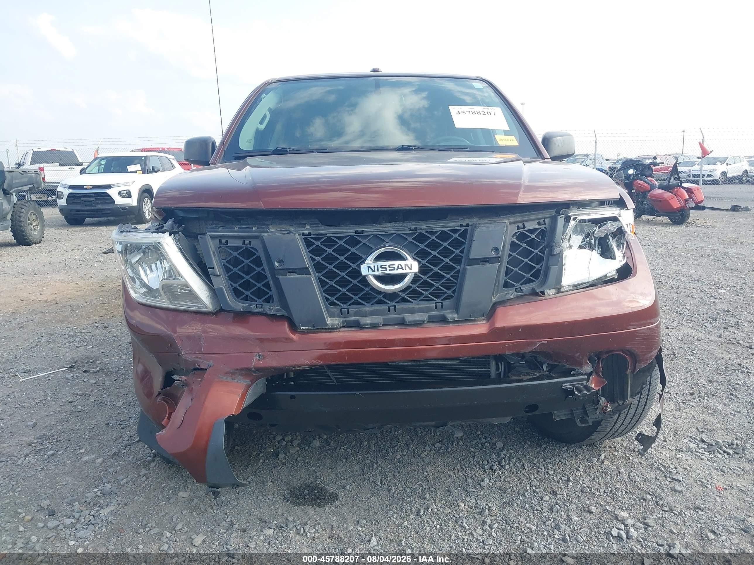 2017 Nissan Frontier Sv Orange vin: 1N6DD0ER0HN710086