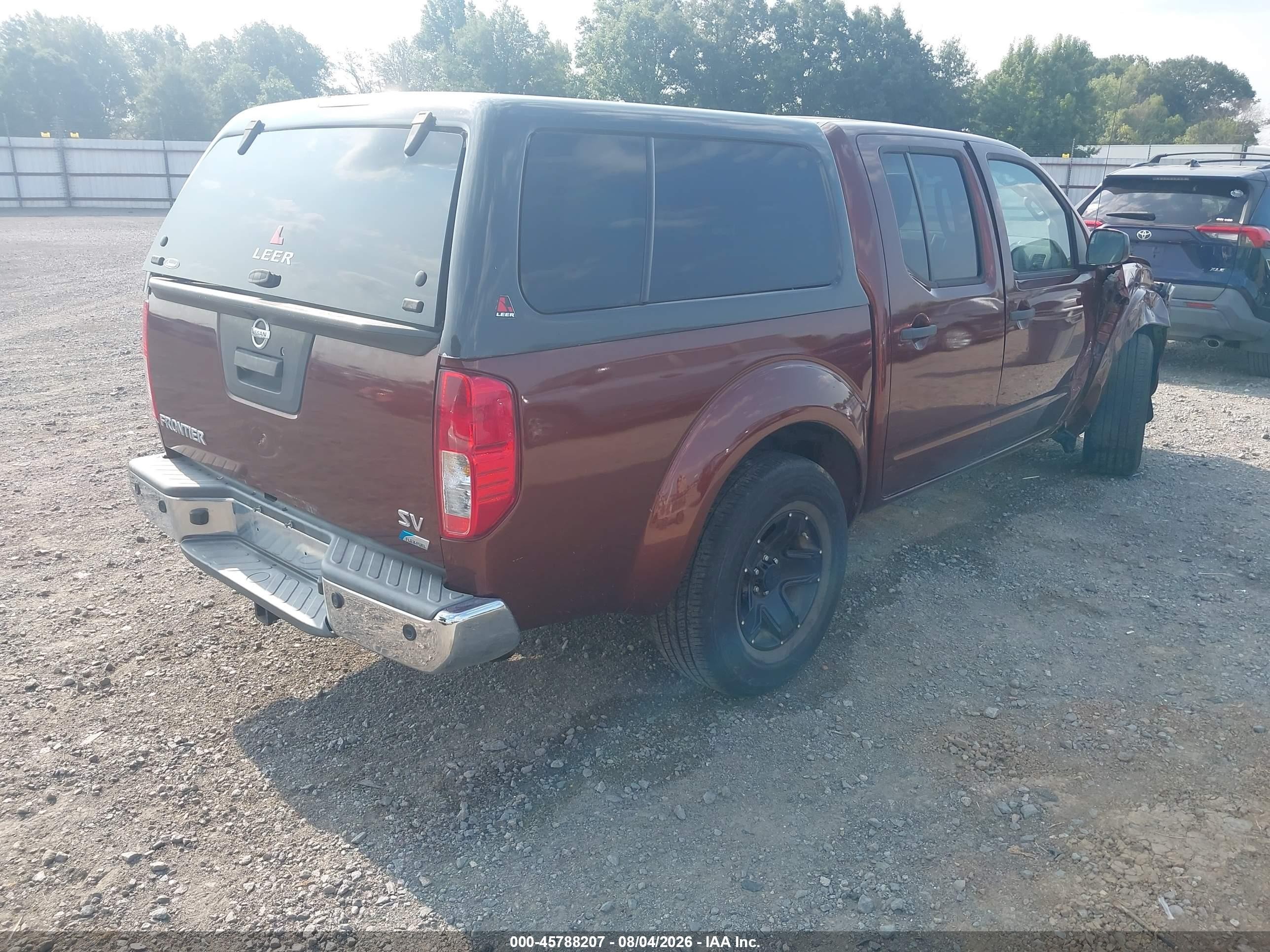 2017 Nissan Frontier Sv Orange vin: 1N6DD0ER0HN710086