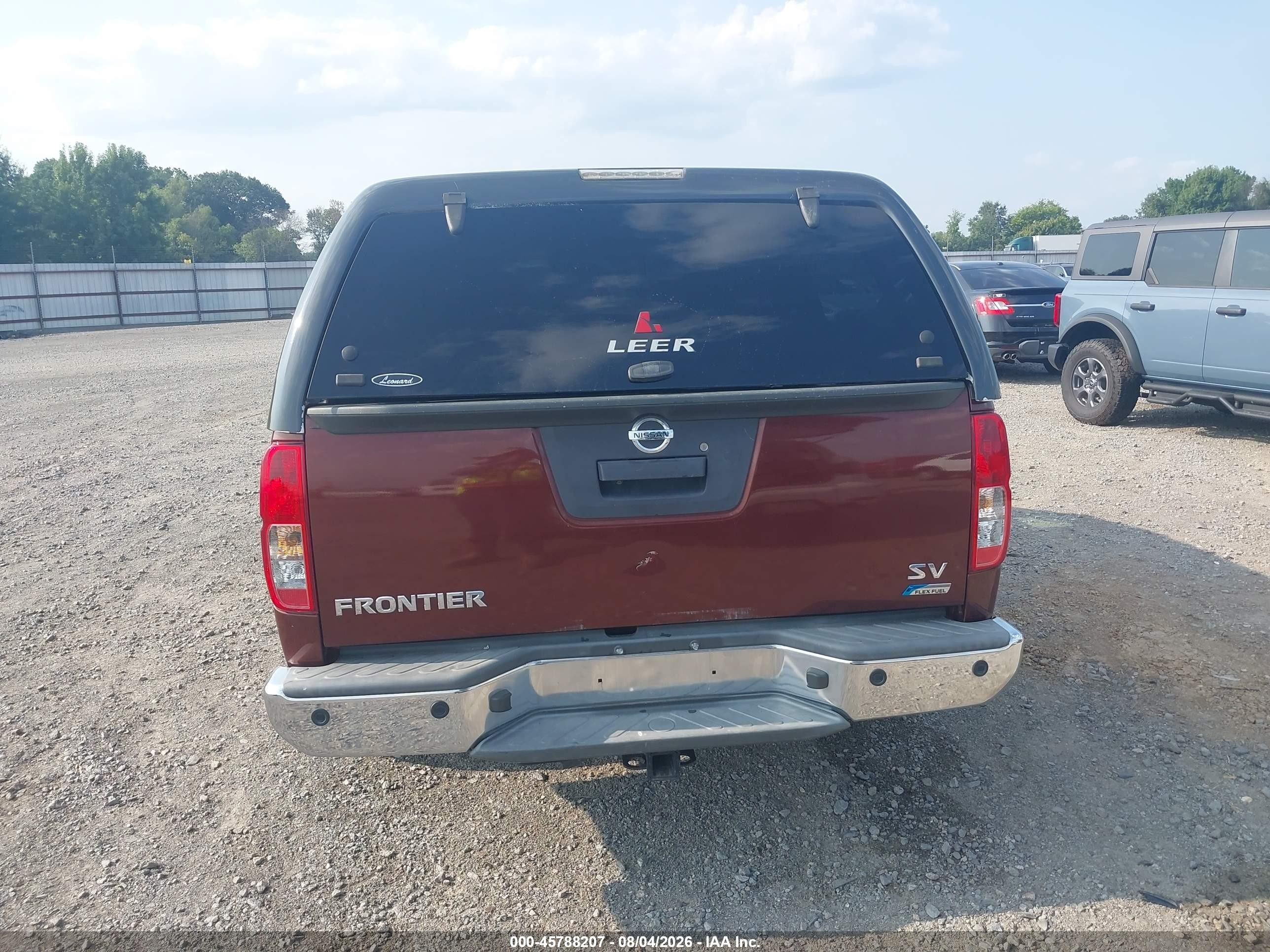 2017 Nissan Frontier Sv Orange vin: 1N6DD0ER0HN710086
