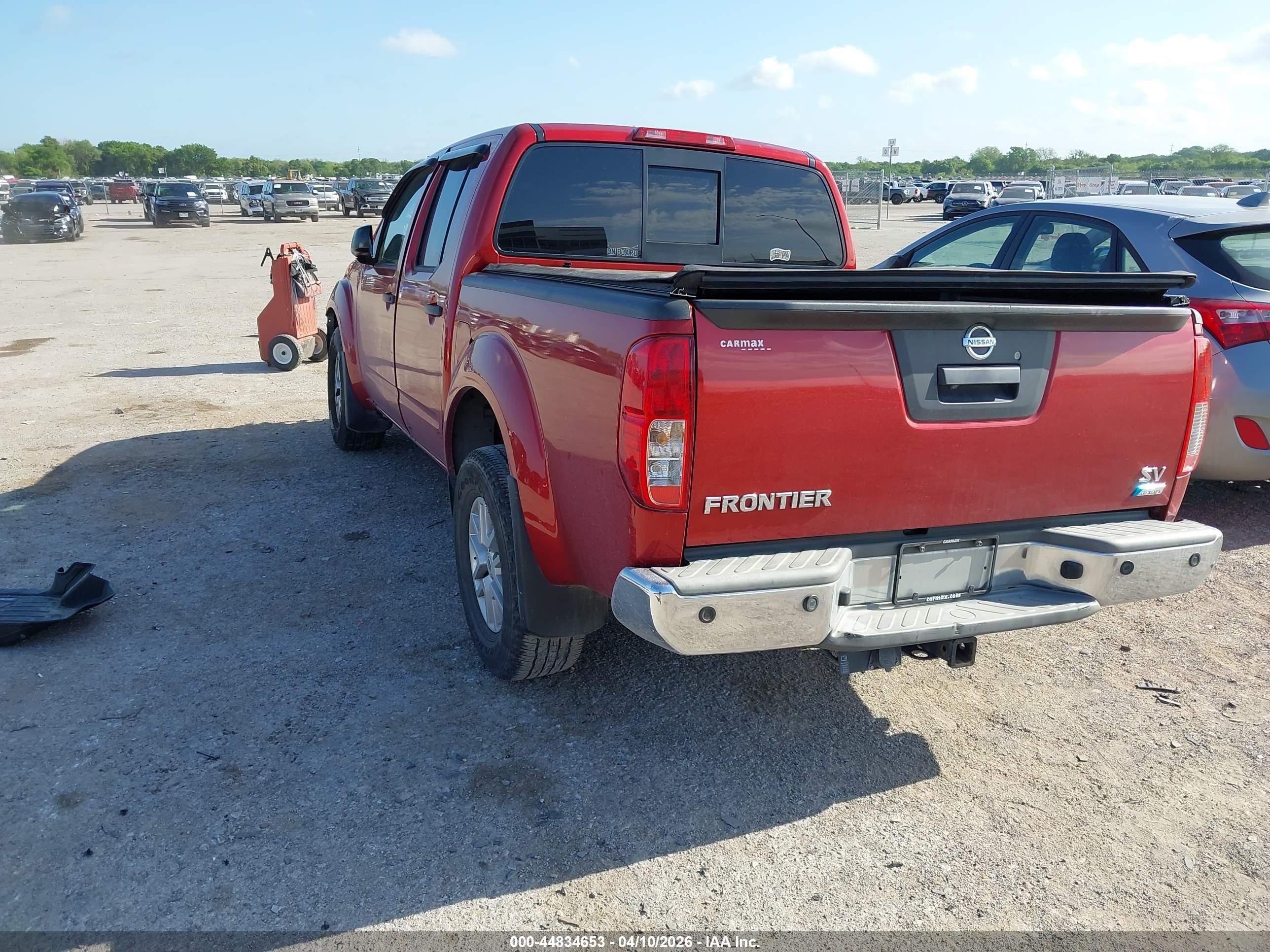 2017 Nissan Frontier Sv Red vin: 1N6DD0ER8HN726472
