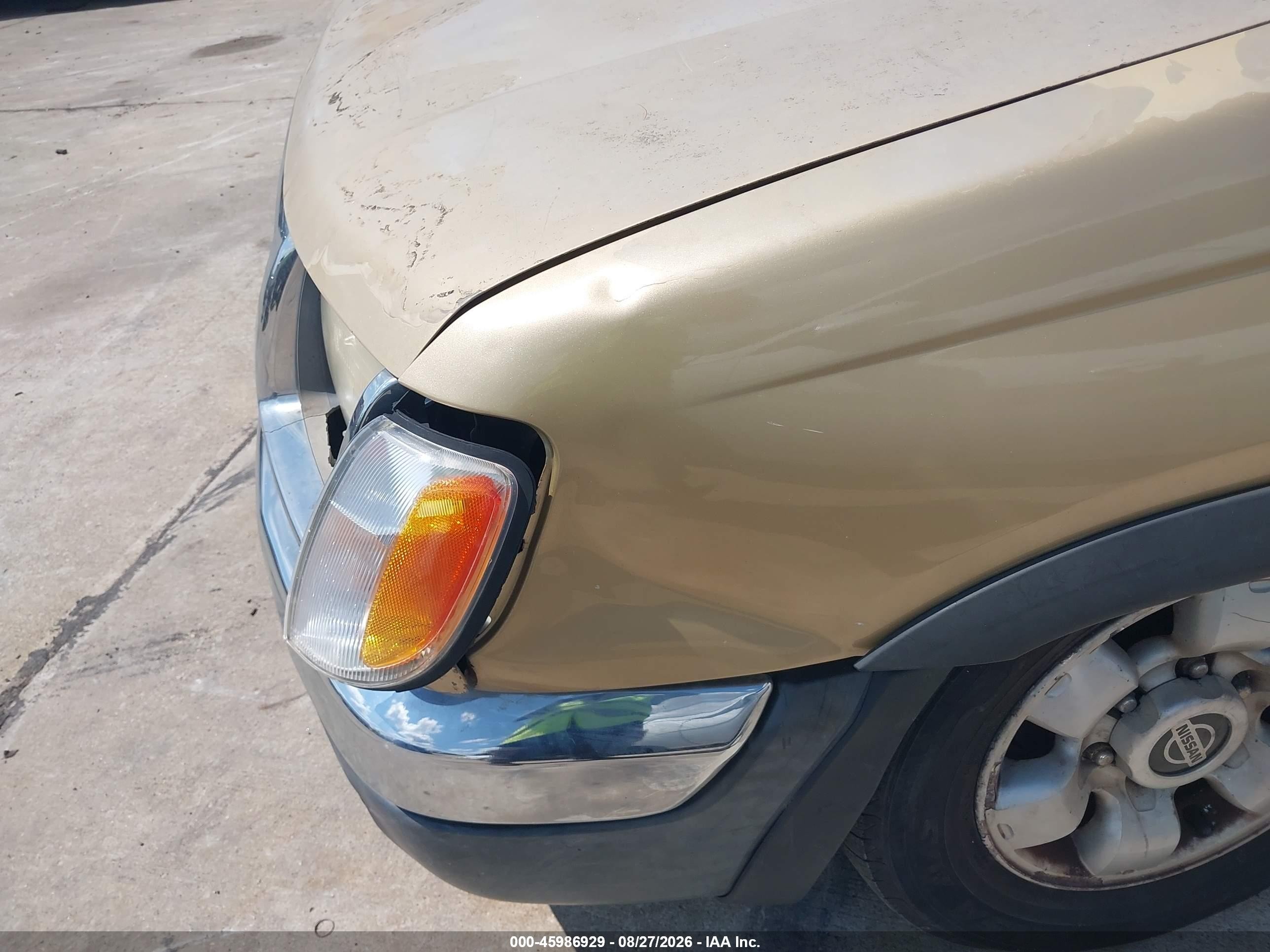 1998 Nissan Frontier Standard/xe Gold vin: 1N6DD21S1WC307702
