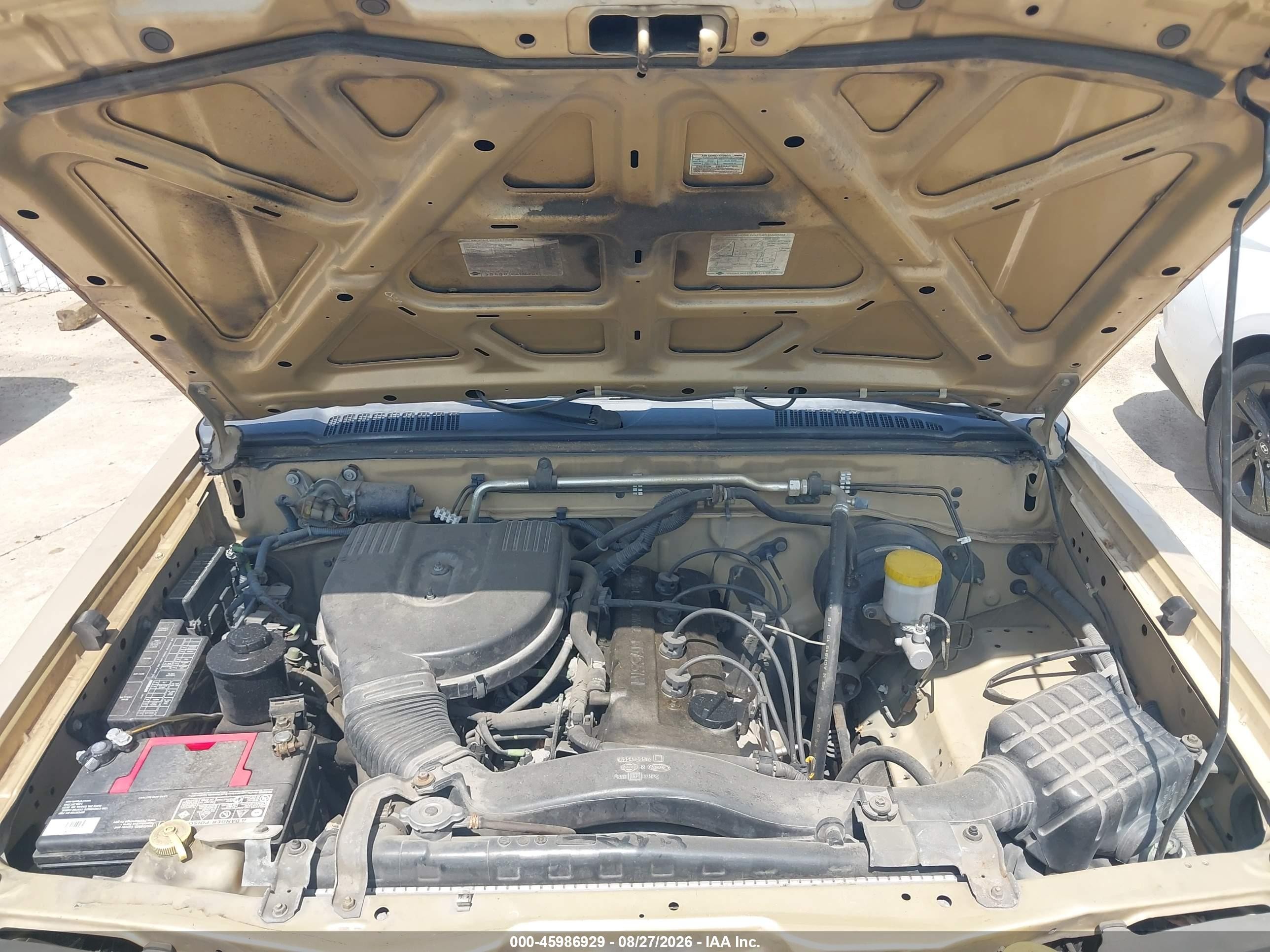 1998 Nissan Frontier Standard/xe Gold vin: 1N6DD21S1WC307702