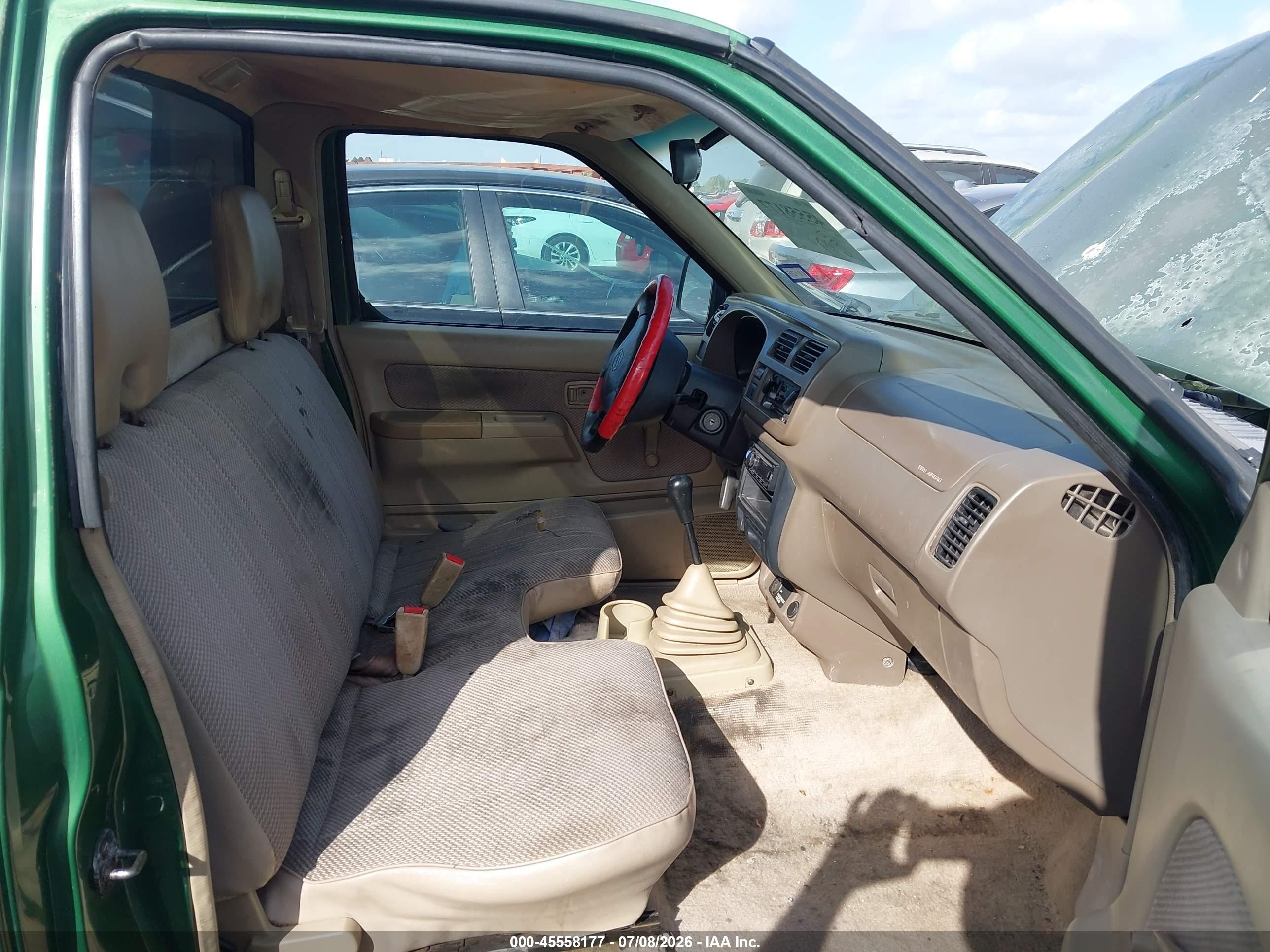 1998 Nissan Frontier Standard/xe Green vin: 1N6DD21S2WC314111