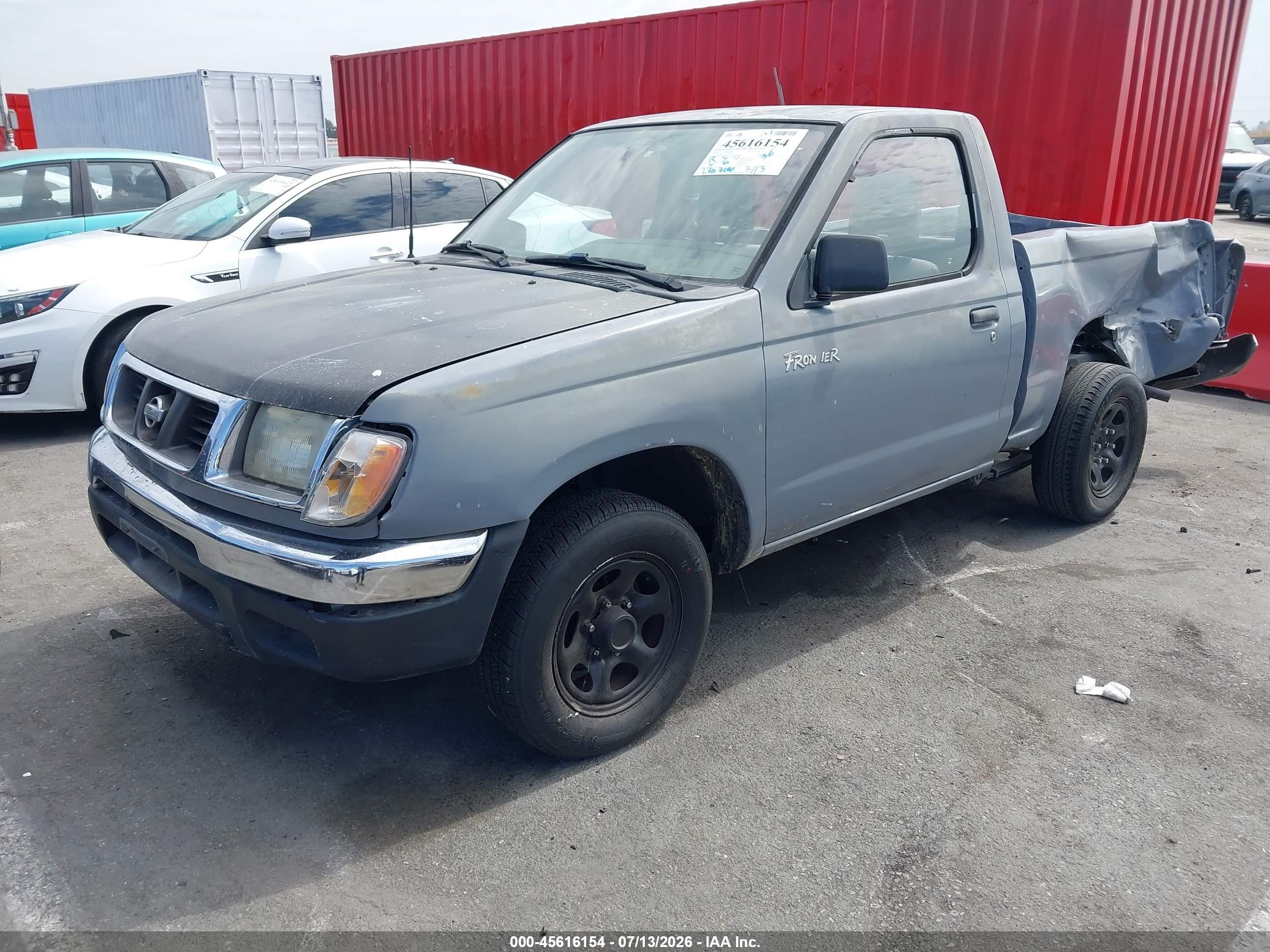 2000 Nissan Frontier Xe Gray vin: 1N6DD21S2YC335446
