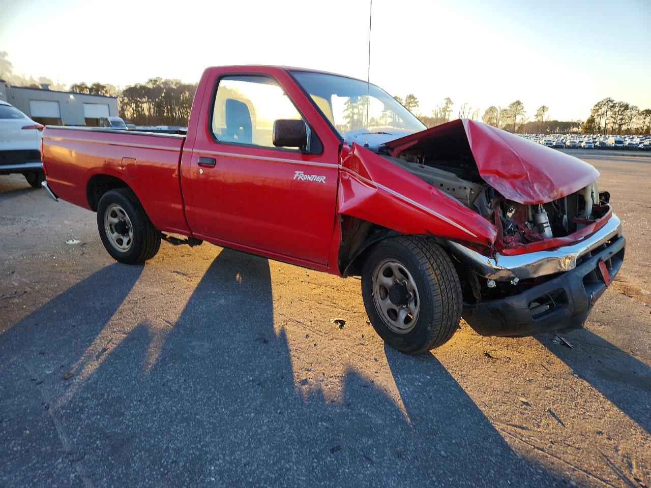 1998 Nissan Frontier Xe Red vin: 1N6DD21S3WC372471