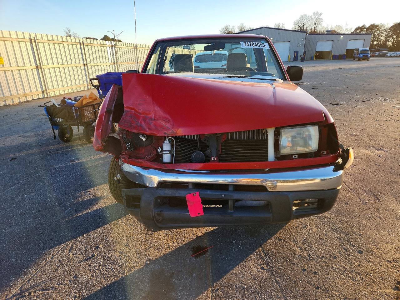 1998 Nissan Frontier Xe Red vin: 1N6DD21S3WC372471