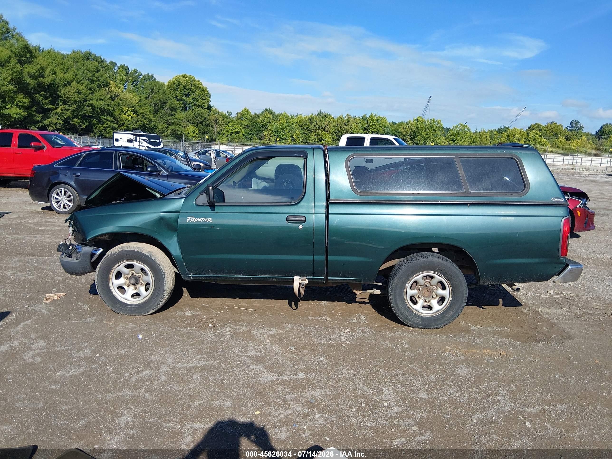 2000 Nissan Frontier Xe Зеленый vin: 1N6DD21S3YC324312