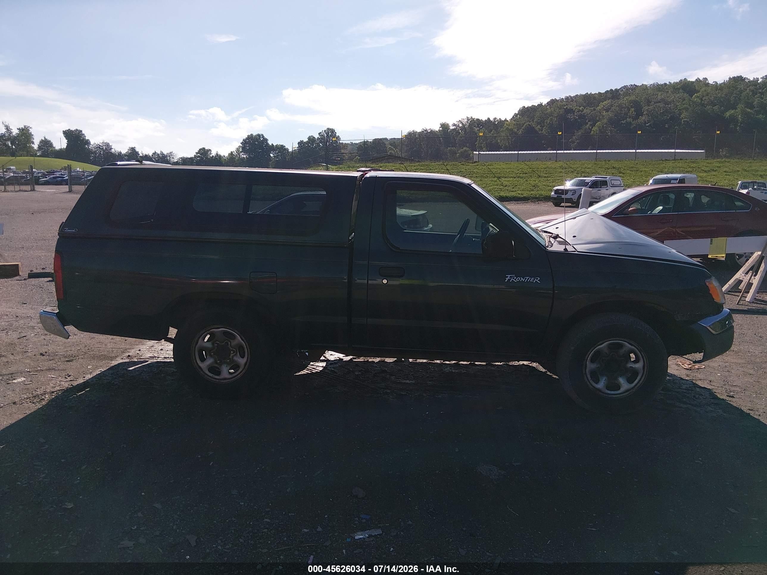 2000 Nissan Frontier Xe Зеленый vin: 1N6DD21S3YC324312