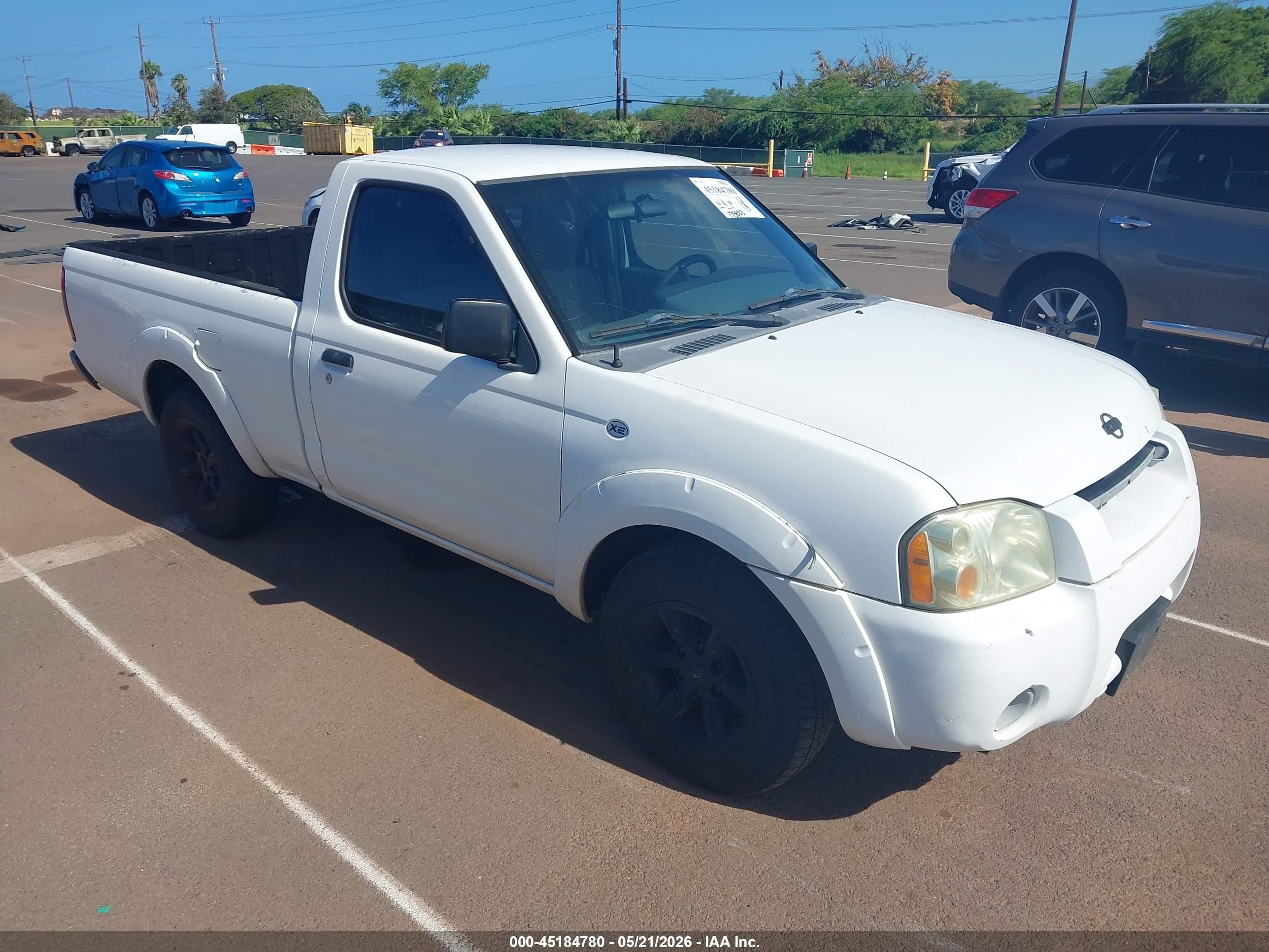 2001 Nissan Frontier Xe White vin: 1N6DD21S51C401896
