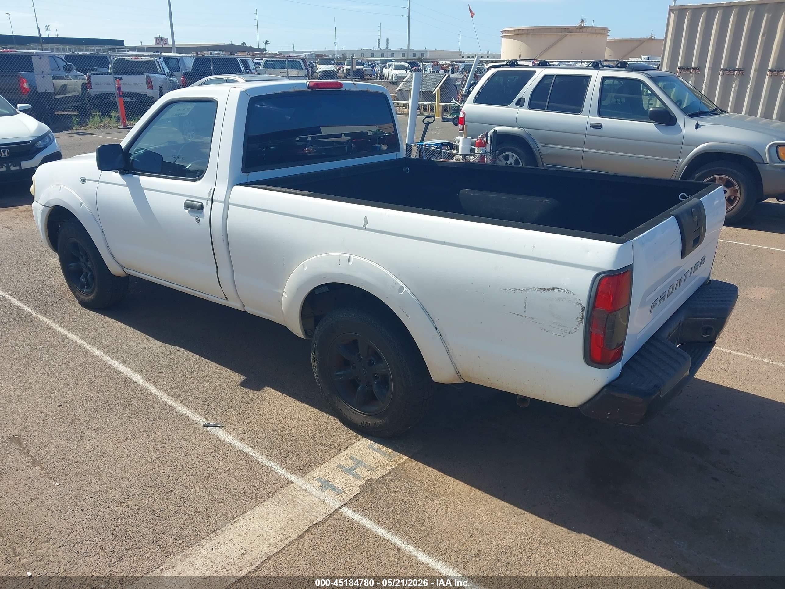 2001 Nissan Frontier Xe White vin: 1N6DD21S51C401896