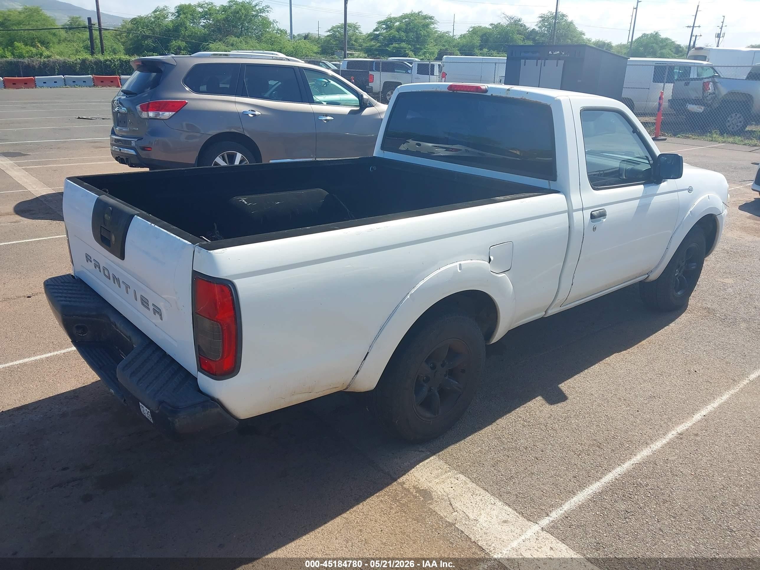 2001 Nissan Frontier Xe White vin: 1N6DD21S51C401896