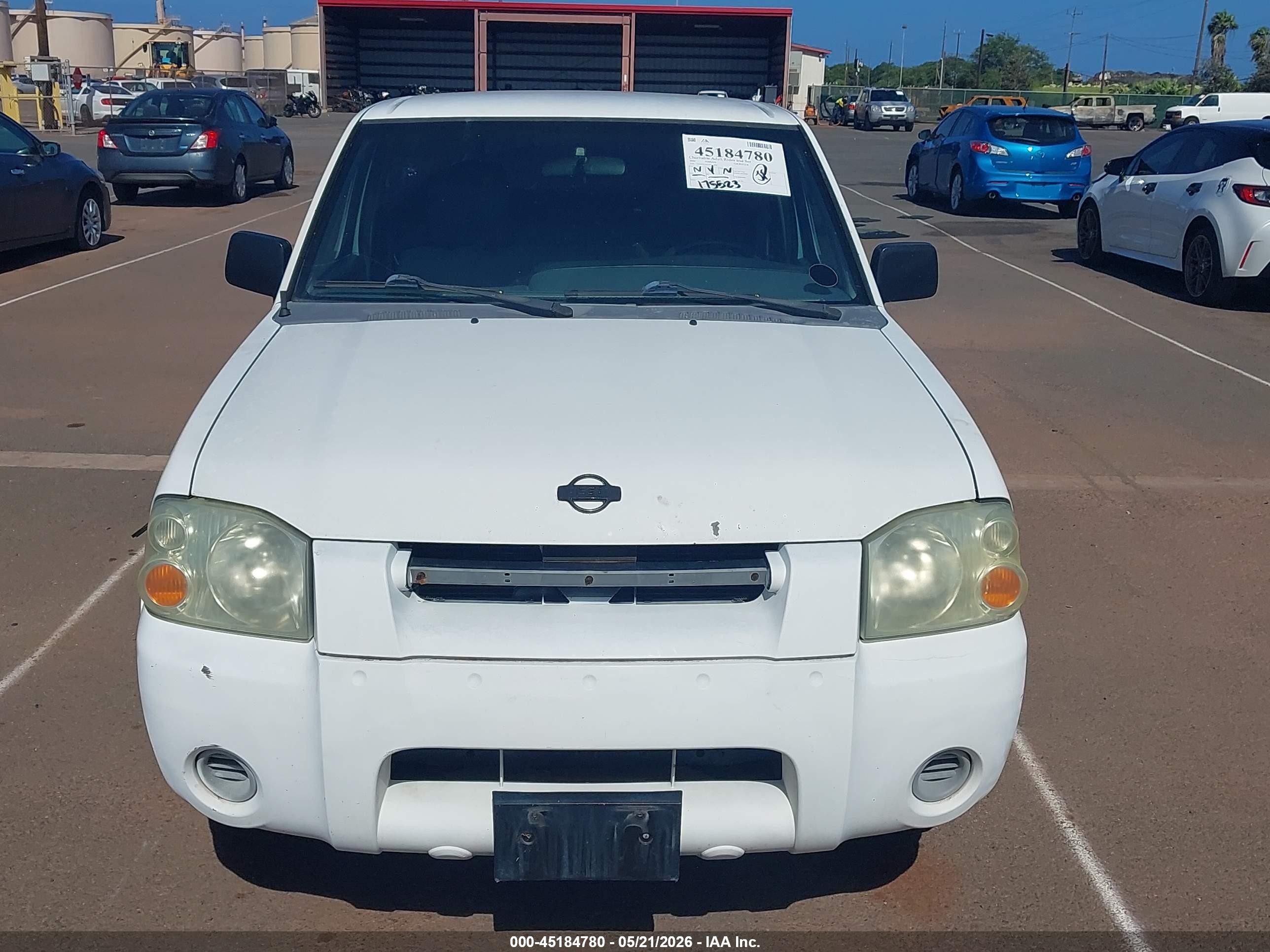 2001 Nissan Frontier Xe White vin: 1N6DD21S51C401896