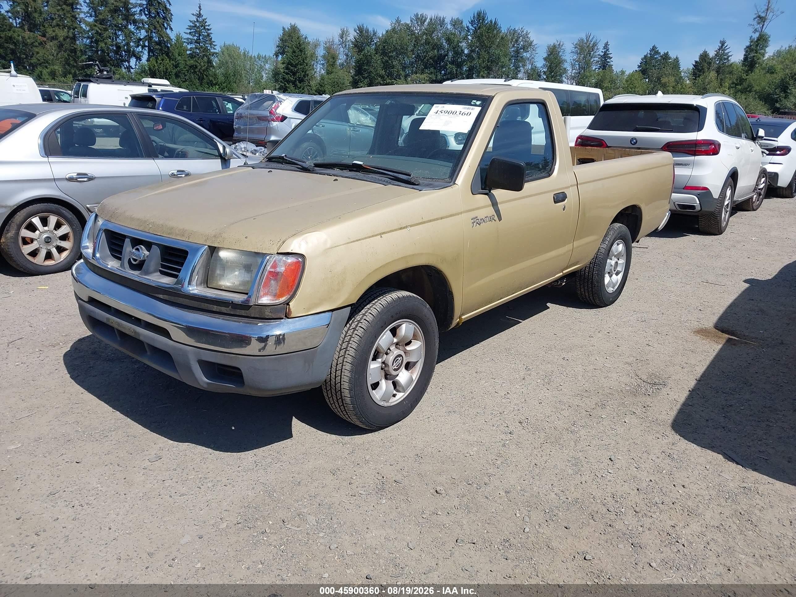 1998 Nissan Frontier Standard/xe Gold vin: 1N6DD21S8WC339241