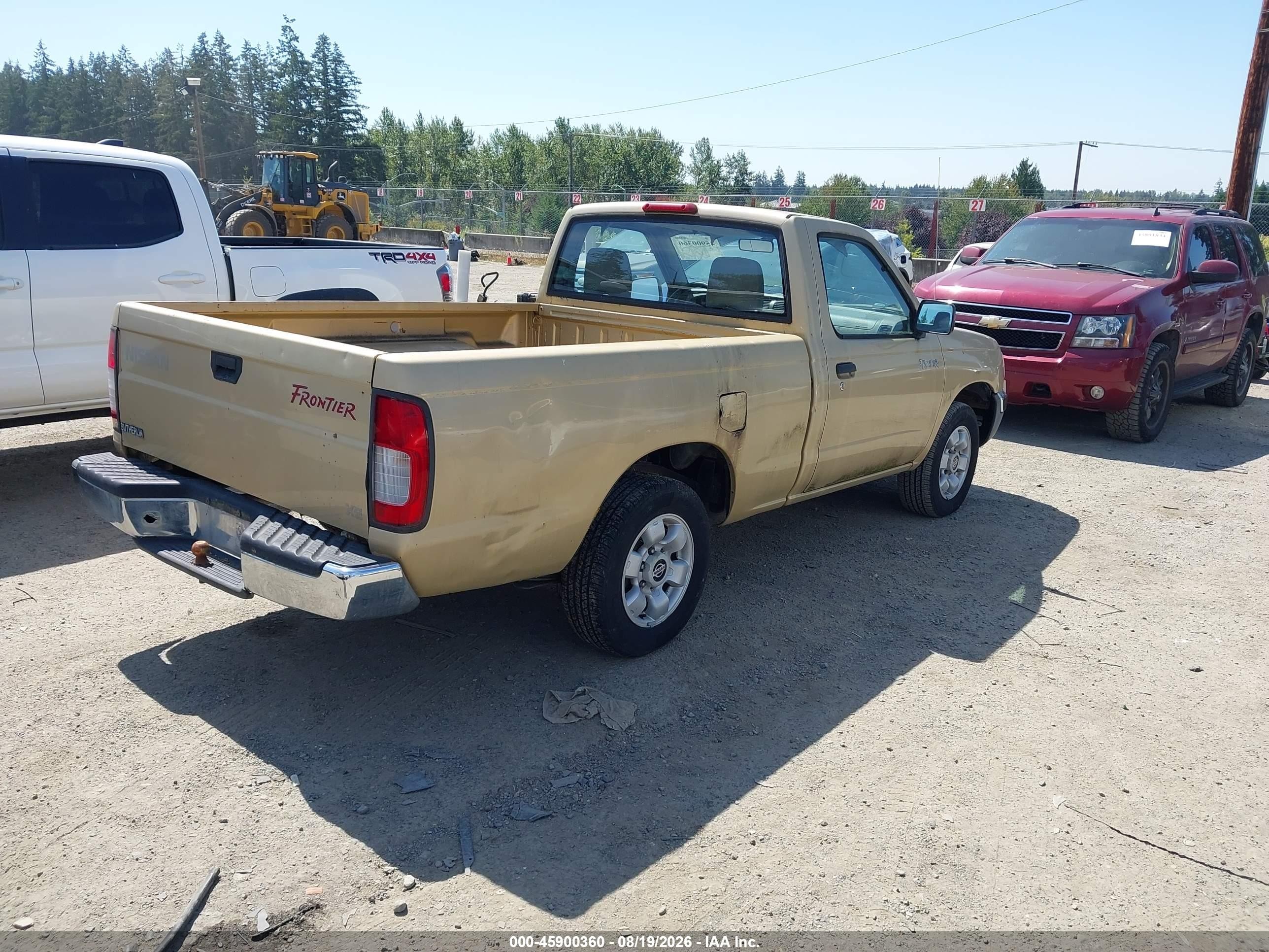 1998 Nissan Frontier Standard/xe Gold vin: 1N6DD21S8WC339241