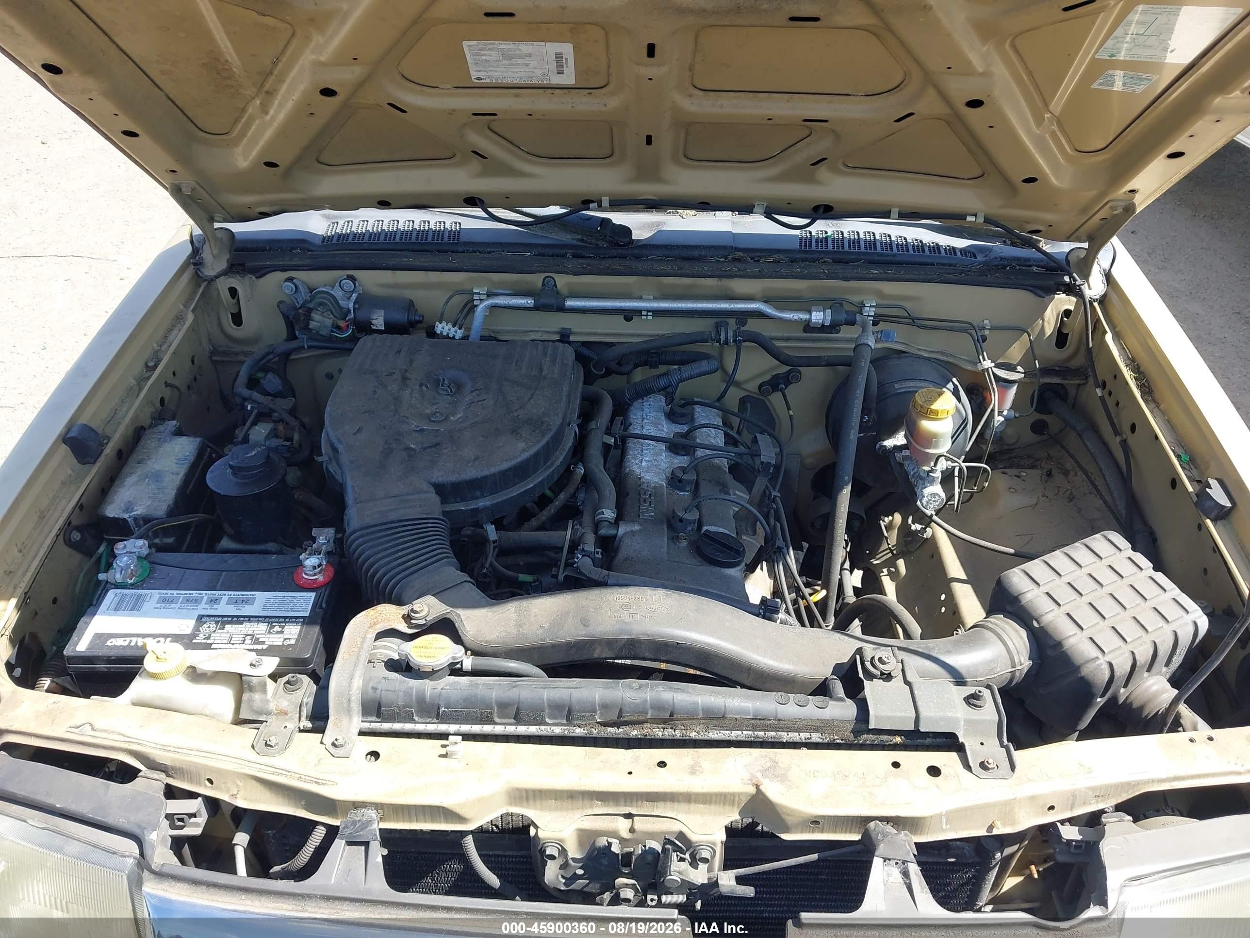 1998 Nissan Frontier Standard/xe Gold vin: 1N6DD21S8WC339241