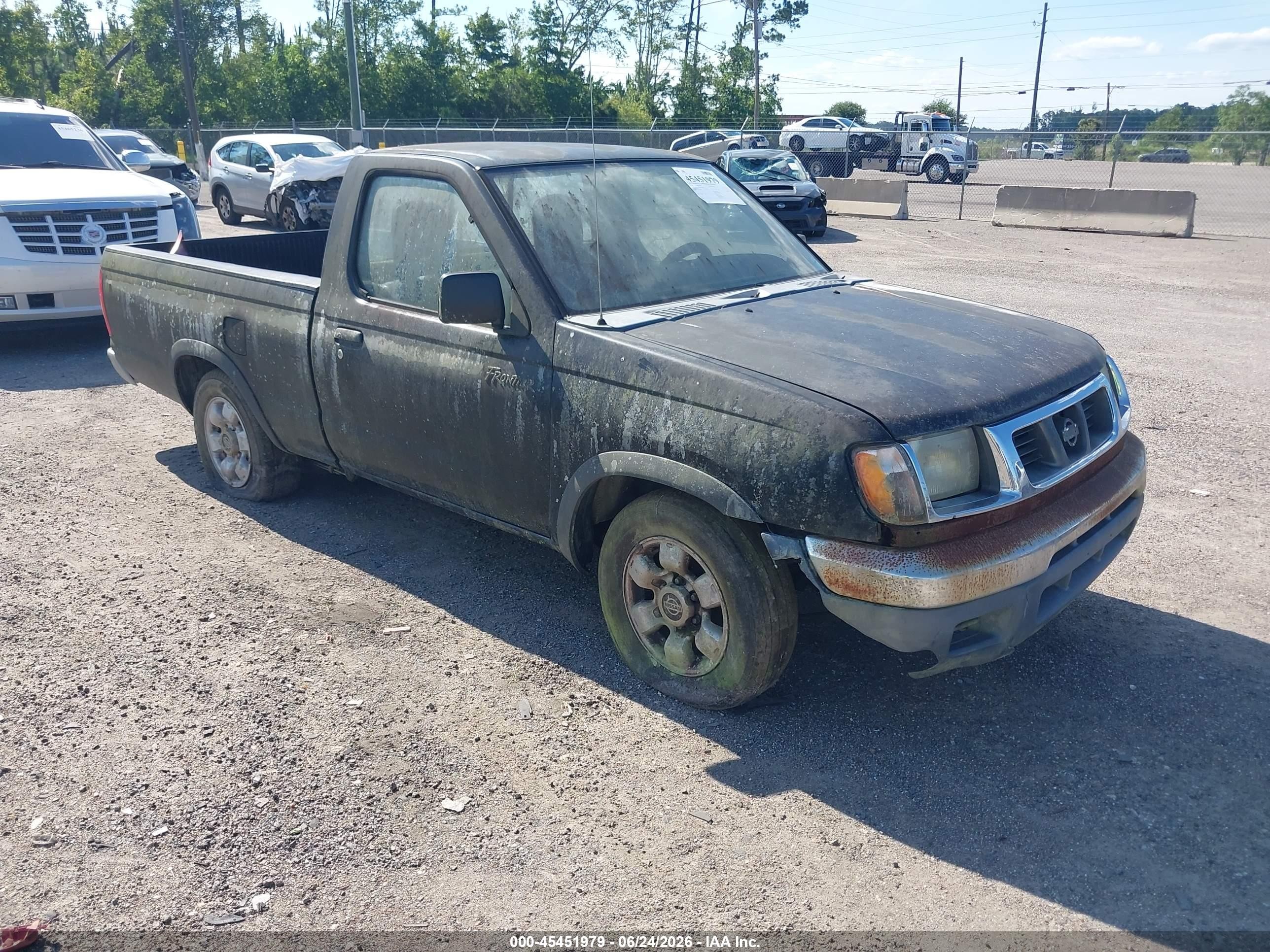 1998 Nissan Frontier Standard/xe Gray vin: 1N6DD21S8WC384650