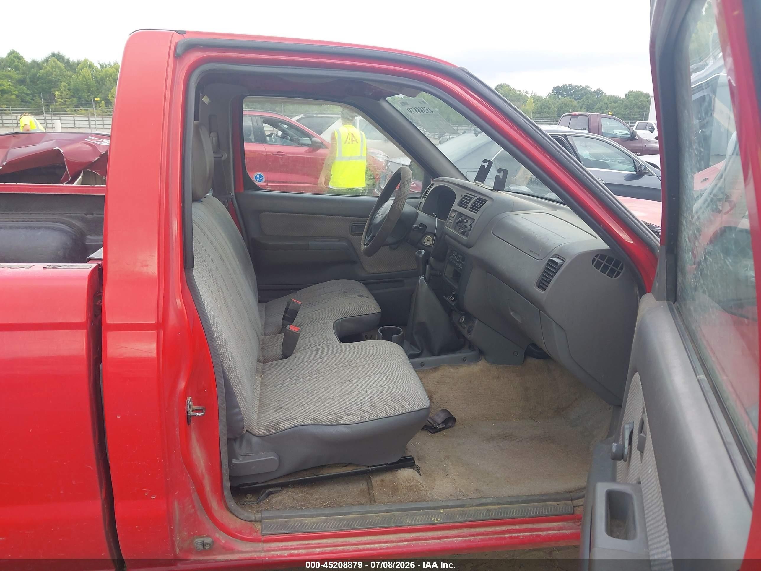 1998 Nissan Frontier Xe Red vin: 1N6DD21Y0WC374392