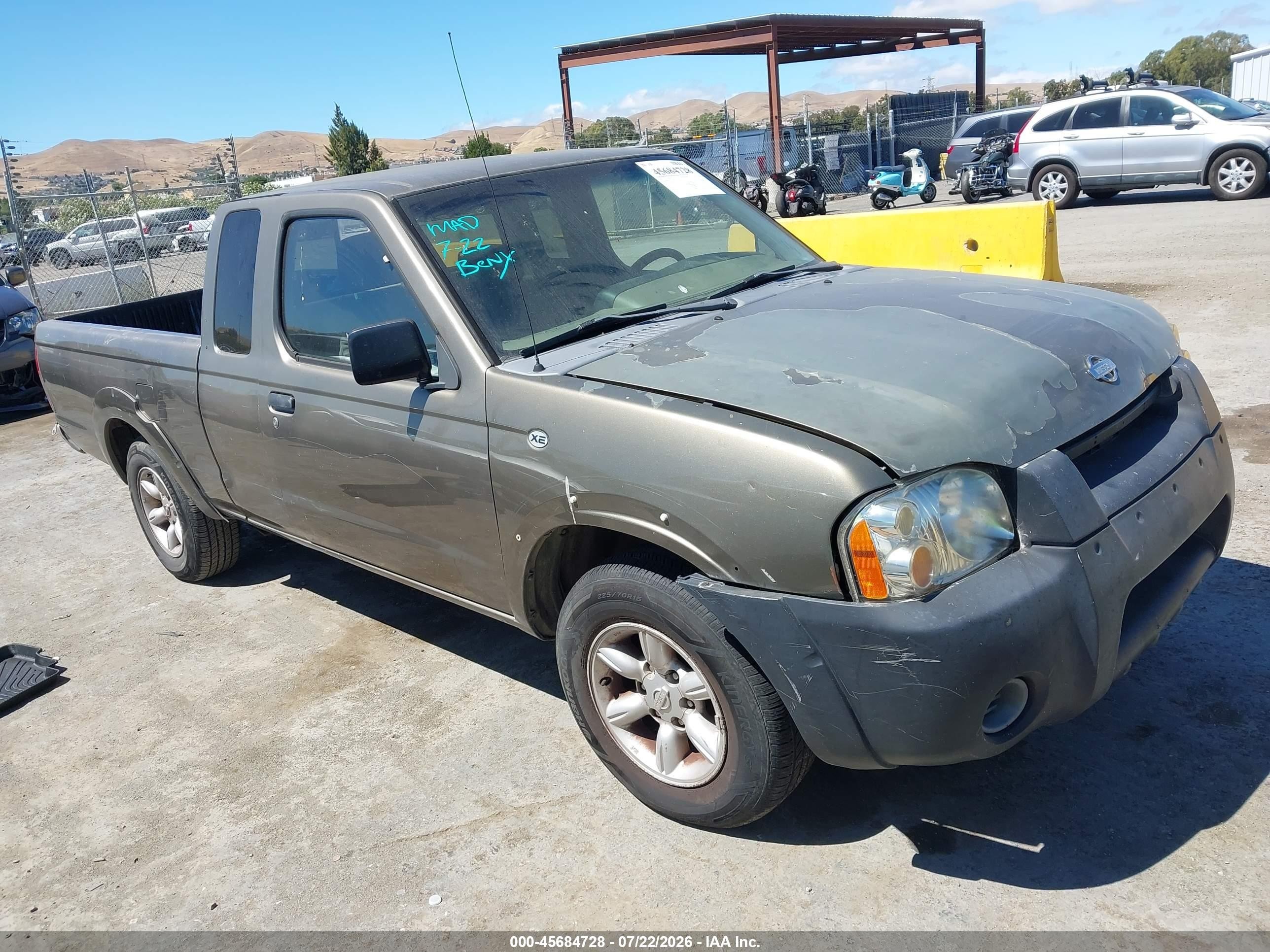 2001 Nissan Frontier Xe Gold vin: 1N6DD26S01C350087