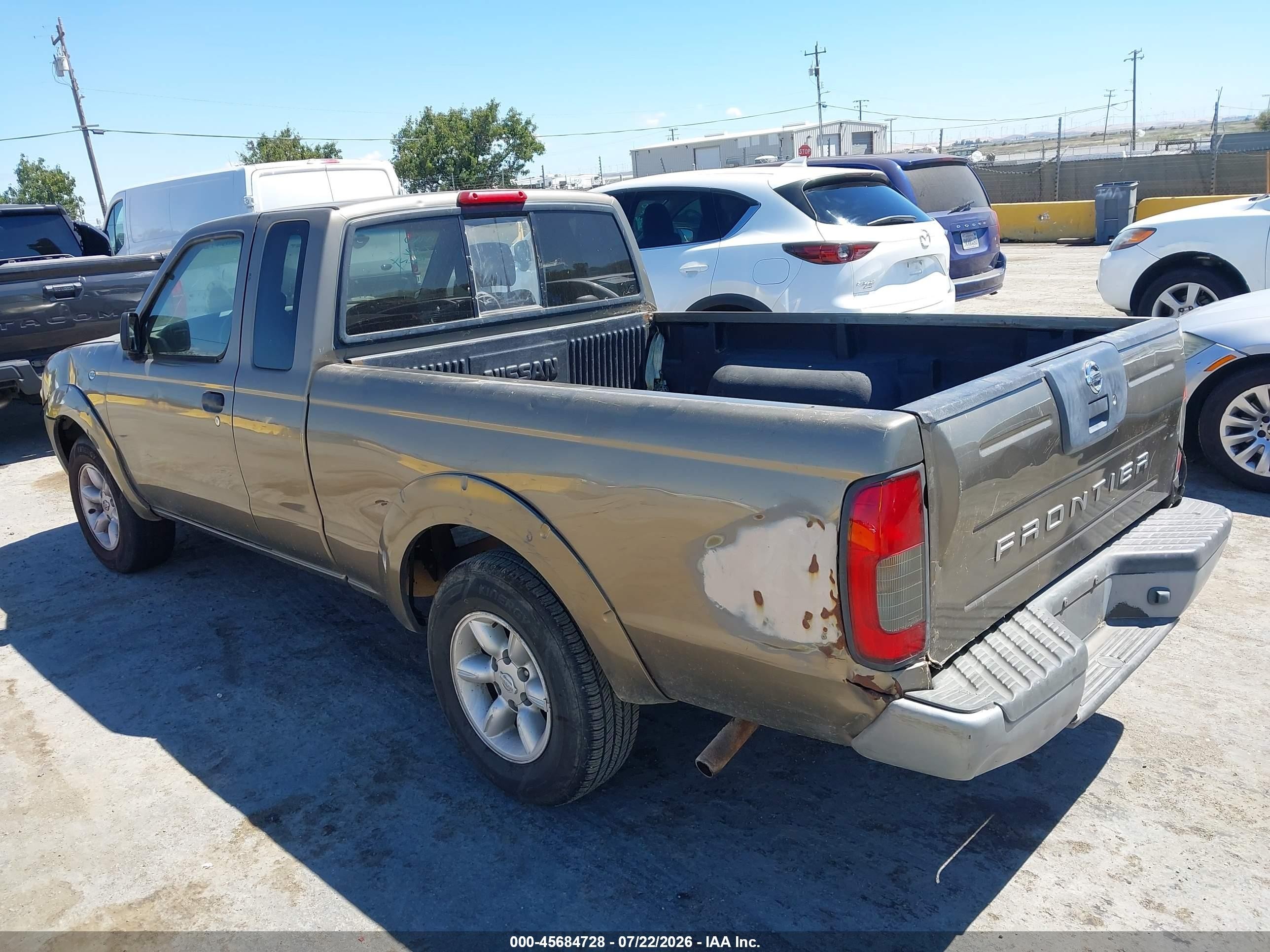 2001 Nissan Frontier Xe Gold vin: 1N6DD26S01C350087