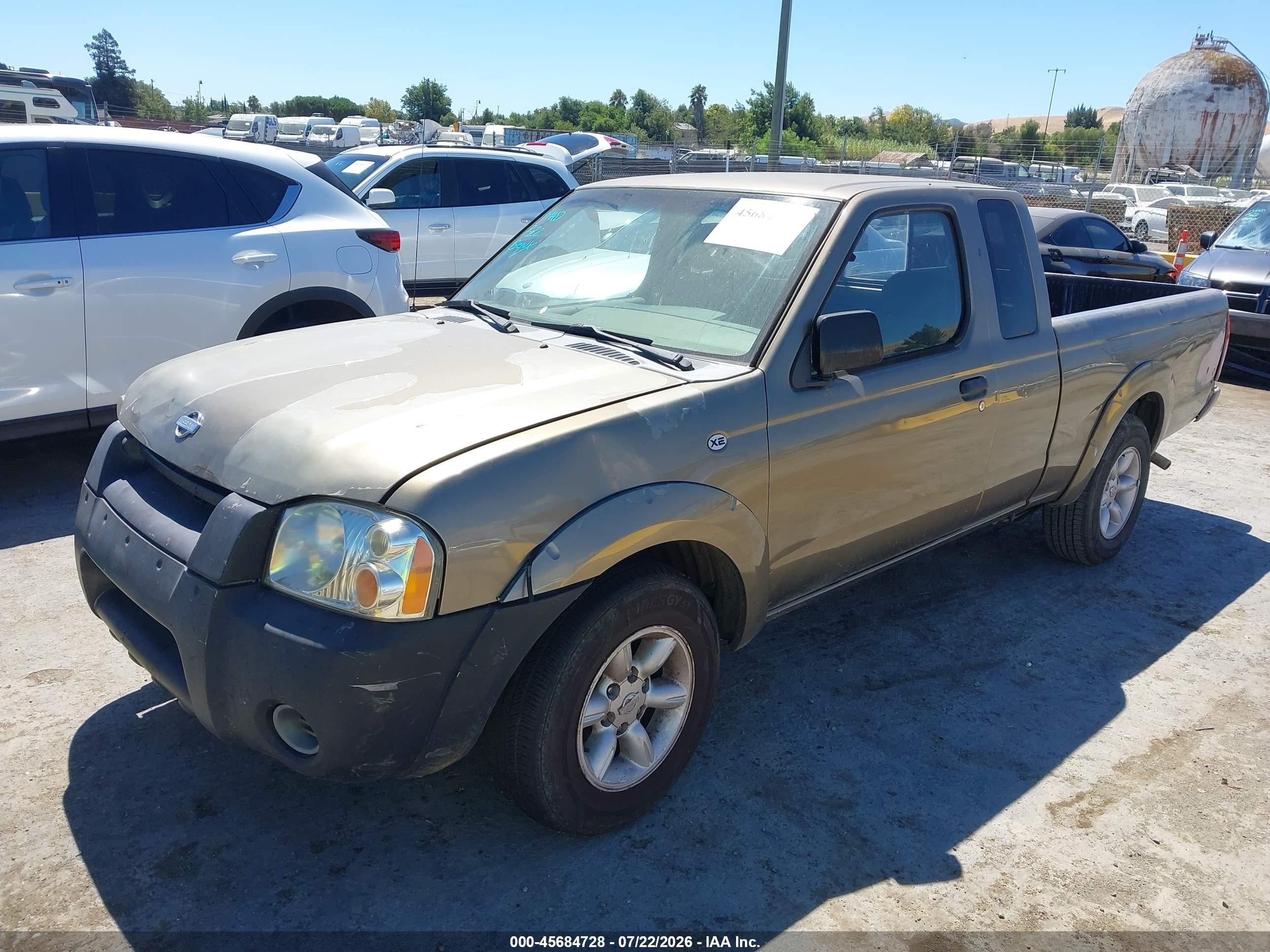 2001 Nissan Frontier Xe Gold vin: 1N6DD26S01C350087