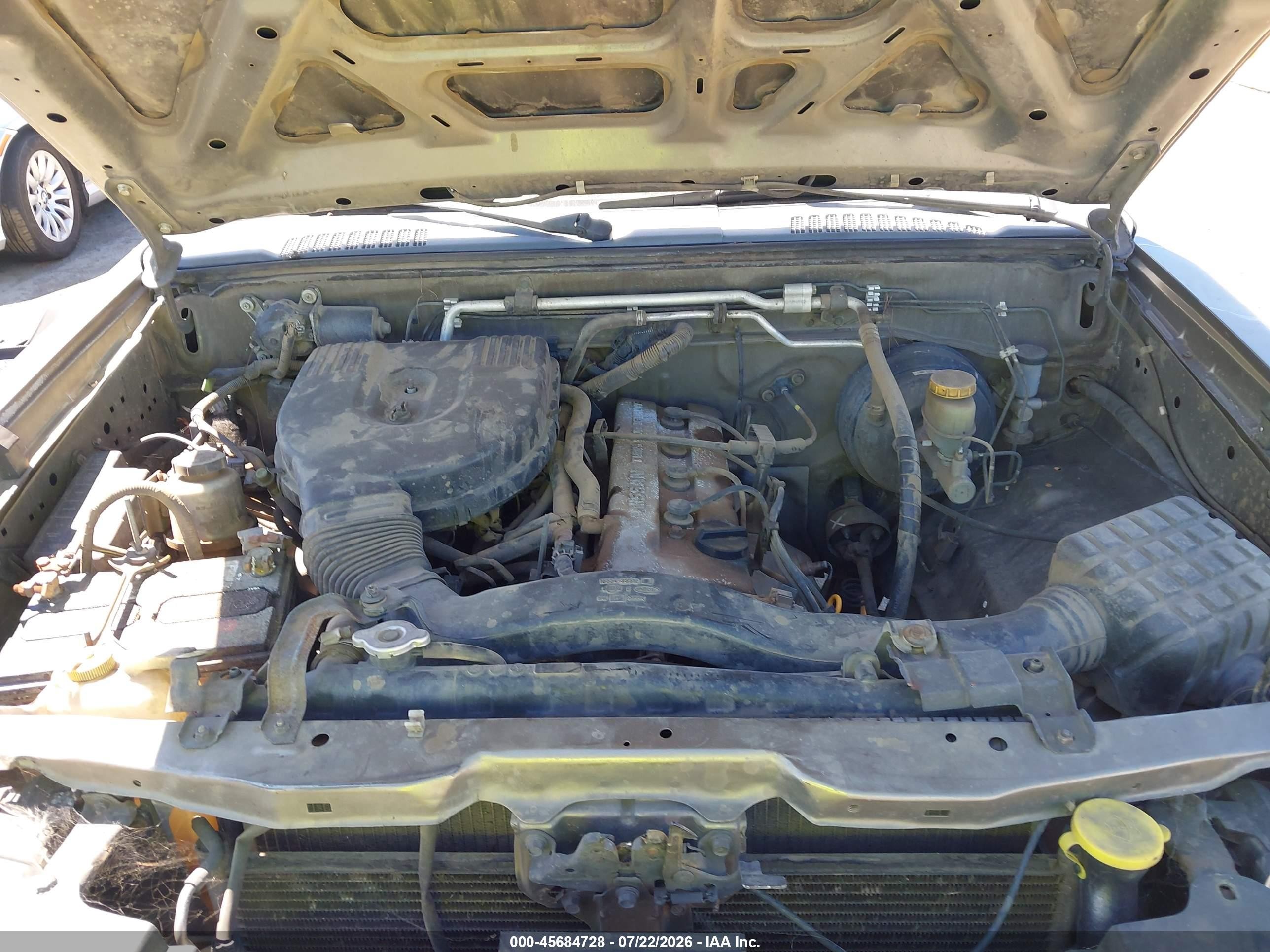 2001 Nissan Frontier Xe Gold vin: 1N6DD26S01C350087