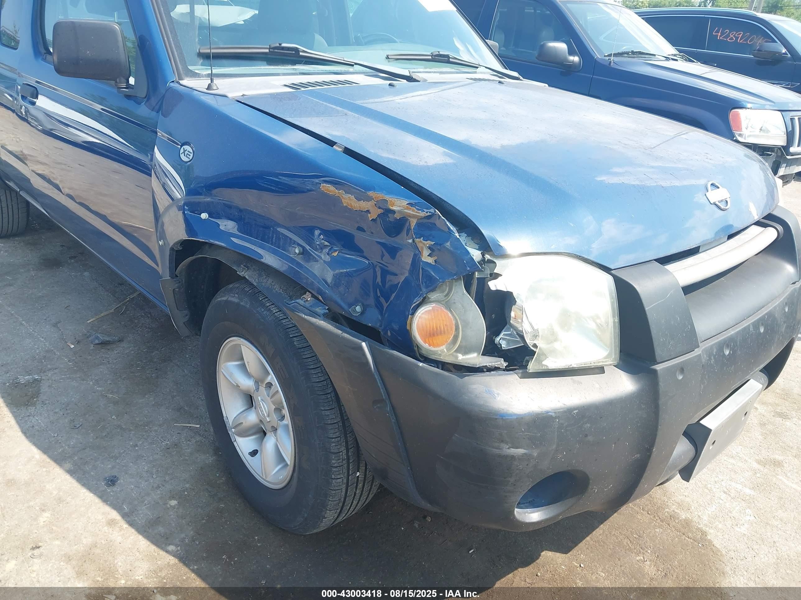 2001 Nissan Frontier Xe Blue vin: 1N6DD26S01C376527