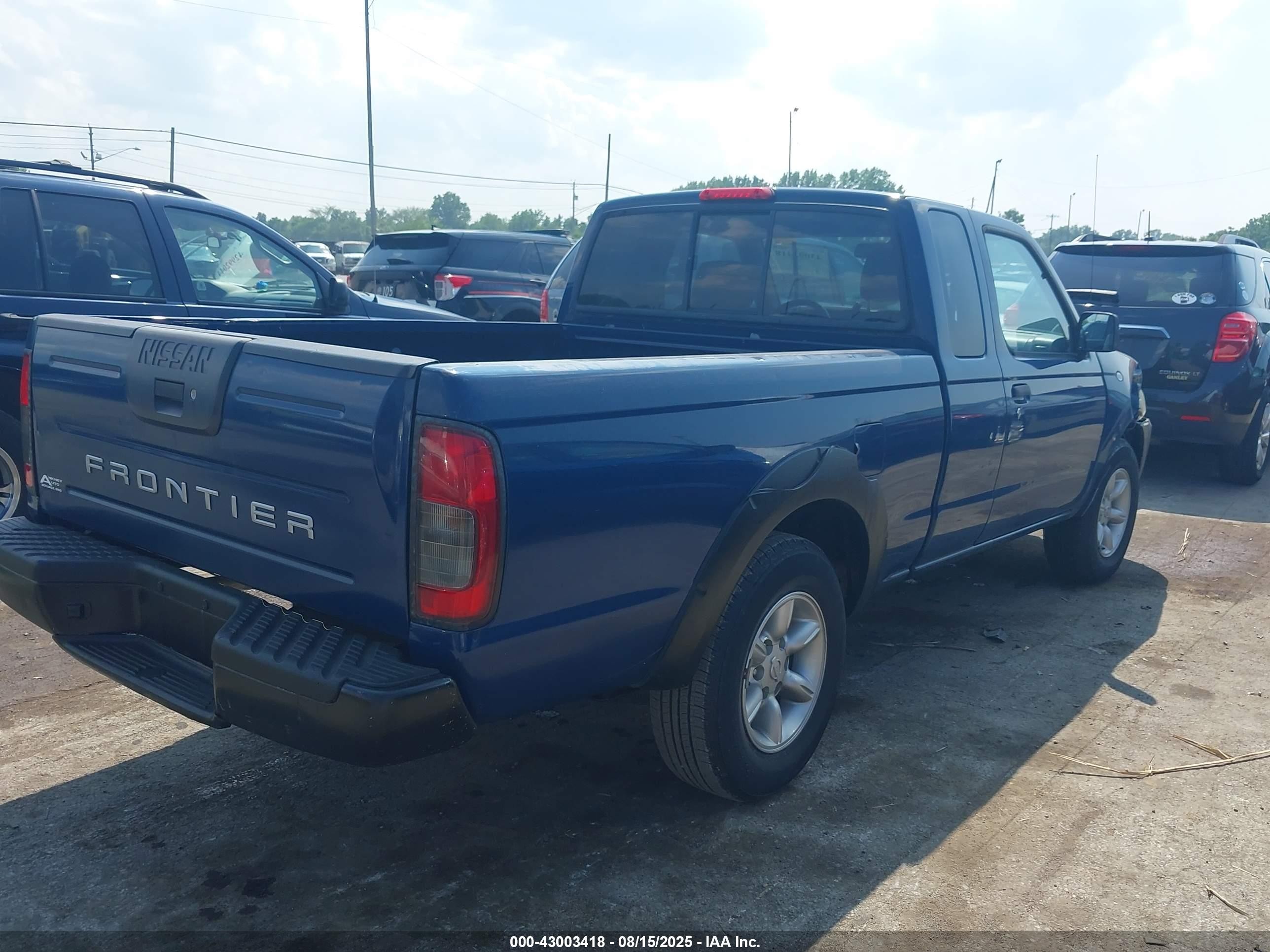 2001 Nissan Frontier Xe Blue vin: 1N6DD26S01C376527