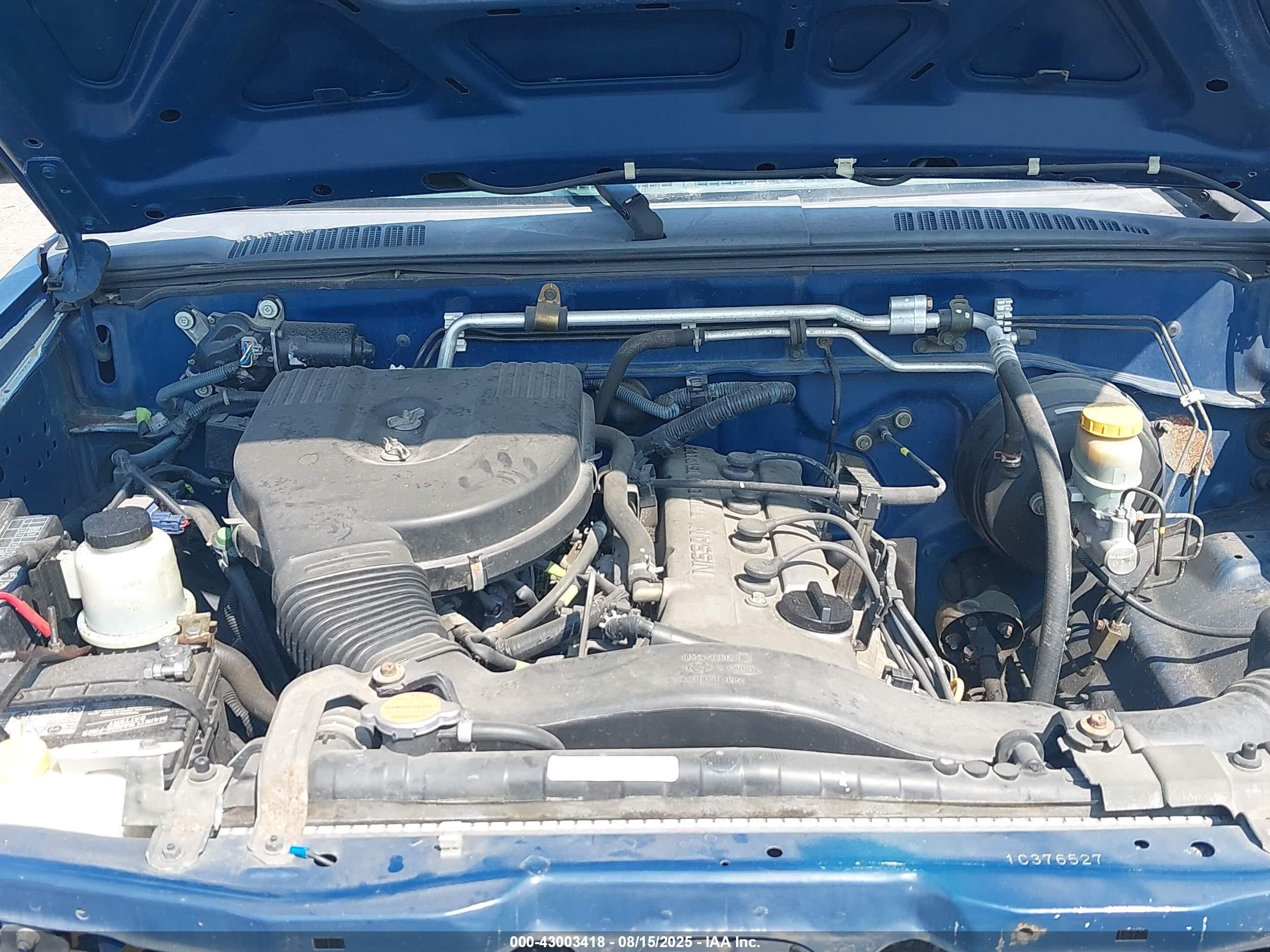2001 Nissan Frontier Xe Blue vin: 1N6DD26S01C376527
