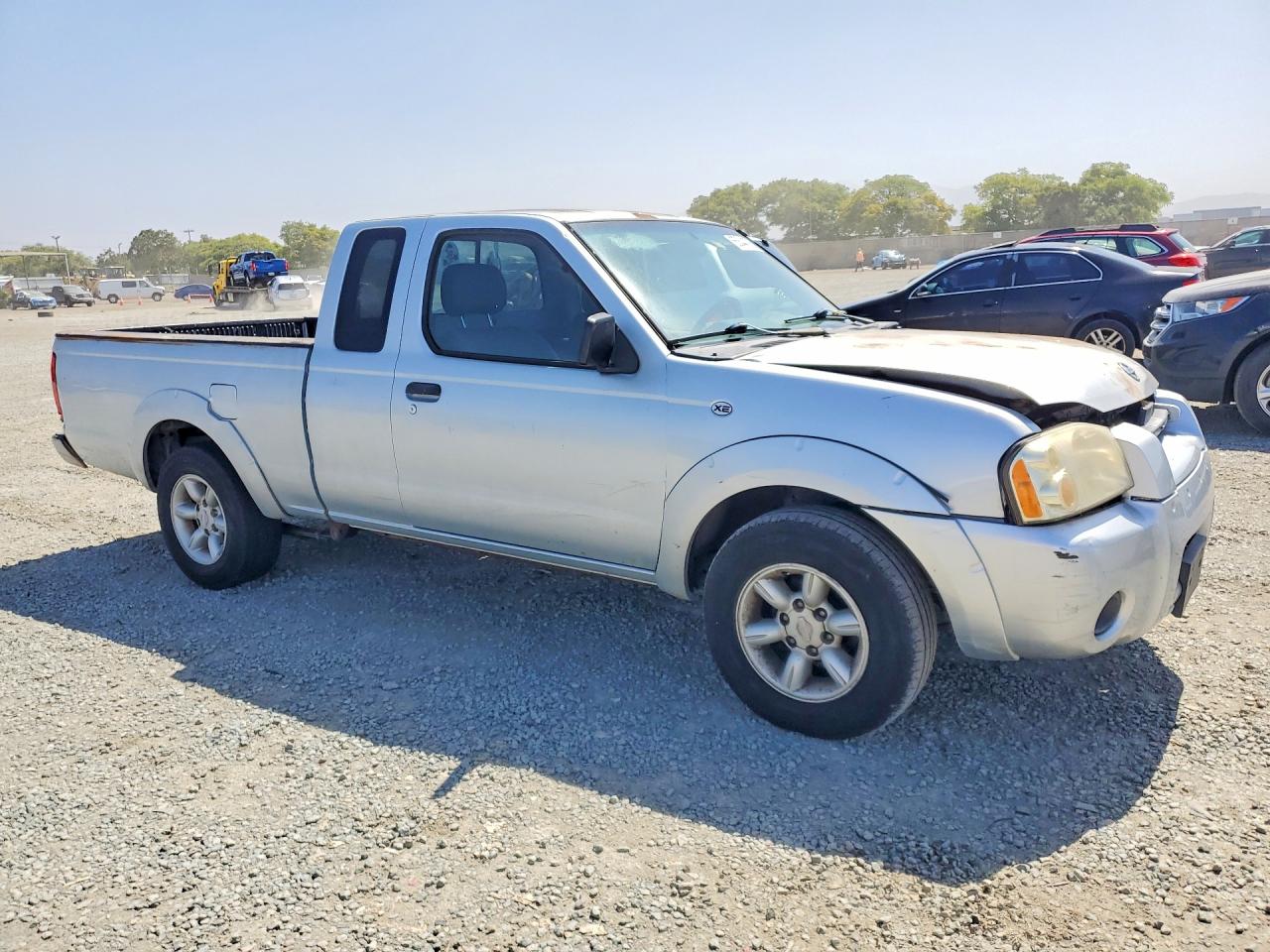2002 Nissan Frontier King Cab Xe Silver vin: 1N6DD26S02C346820