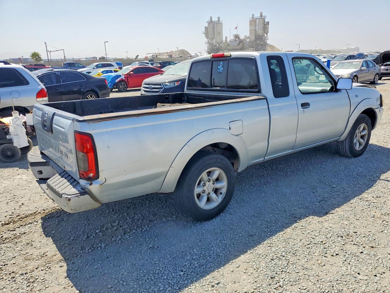 2002 Nissan Frontier King Cab Xe Silver vin: 1N6DD26S02C346820
