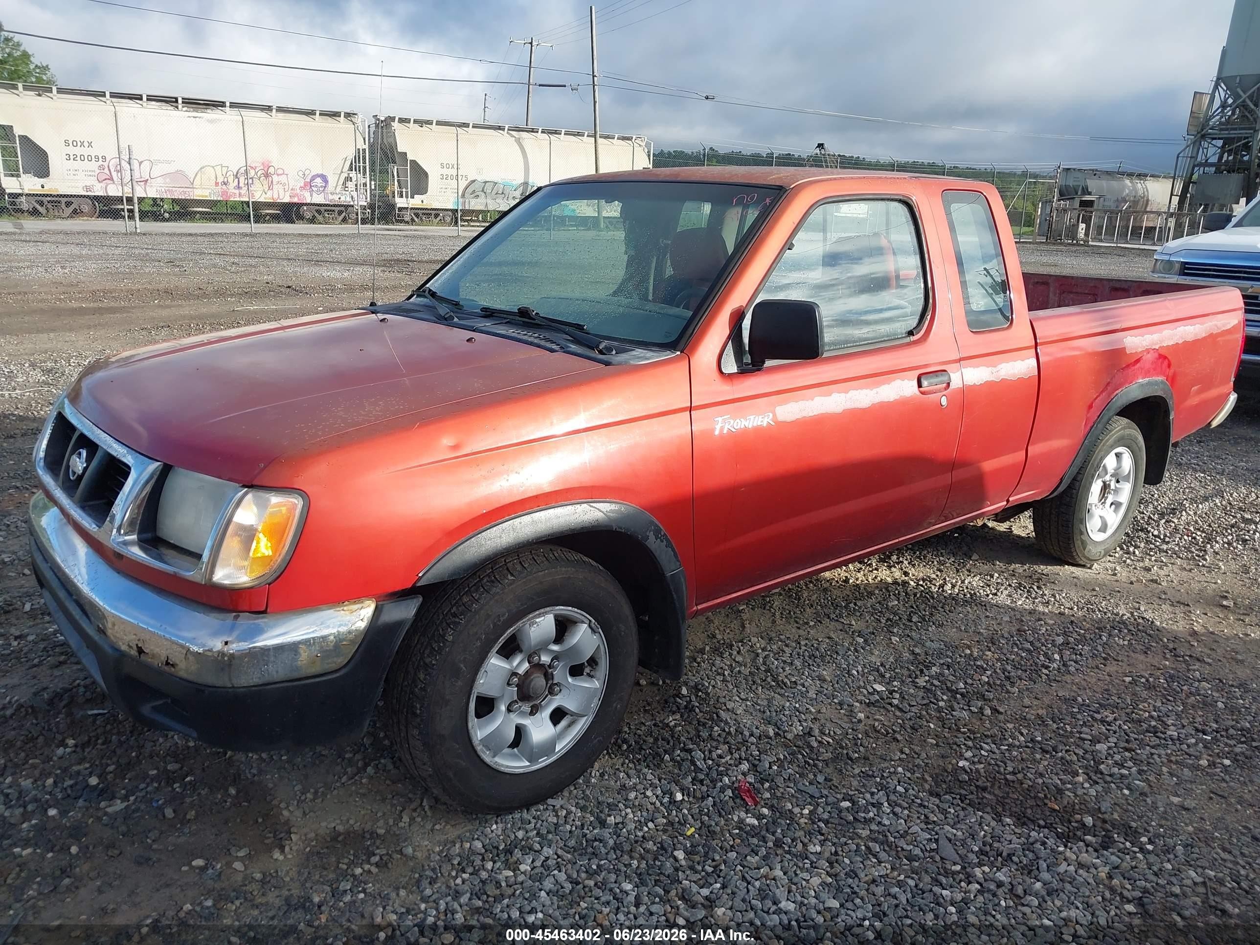 1998 Nissan Frontier   Orange vin: 1N6DD26S0WC300328