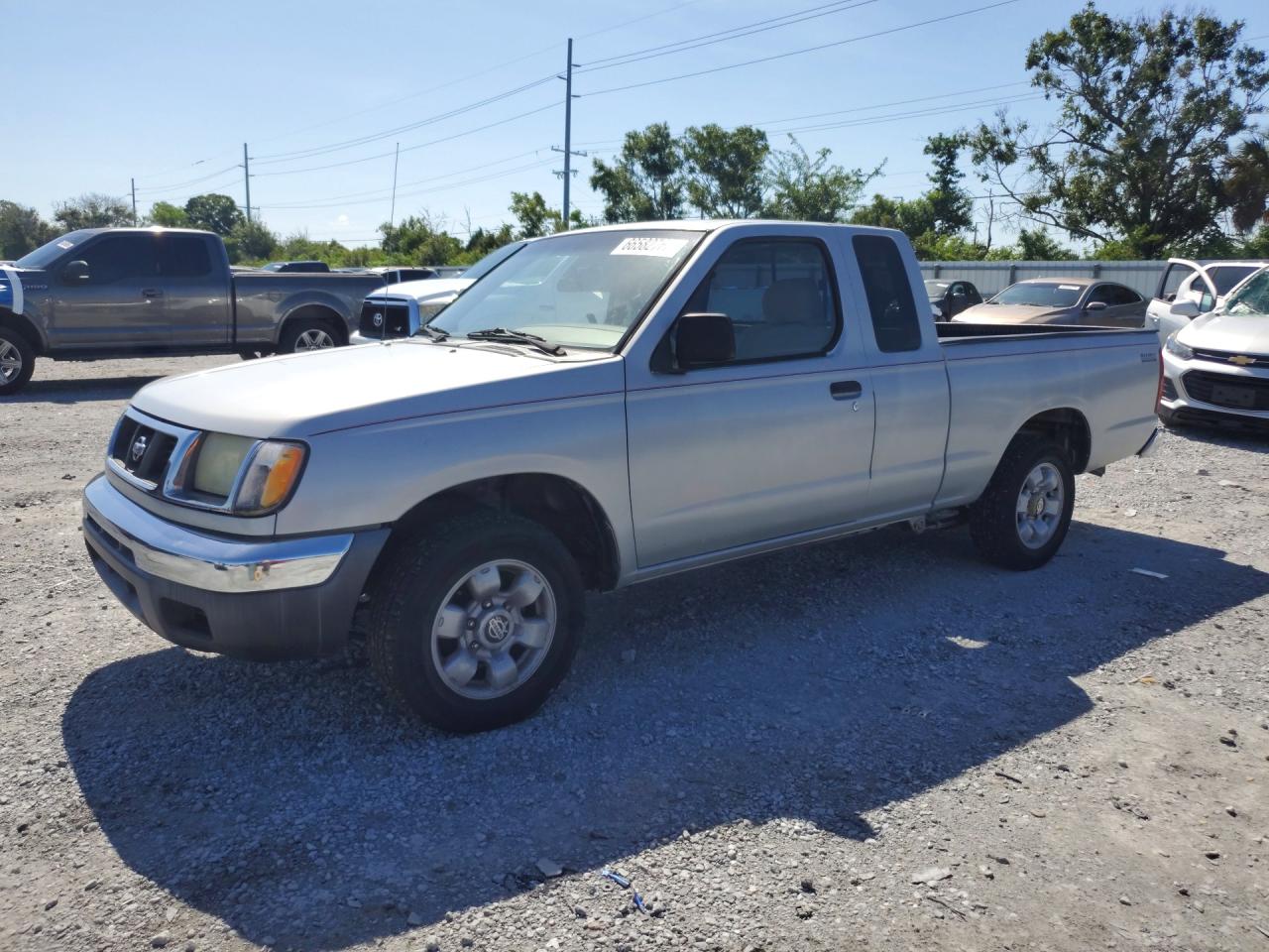 1999 Nissan Frontier Xe Silver vin: 1N6DD26S0XC301609
