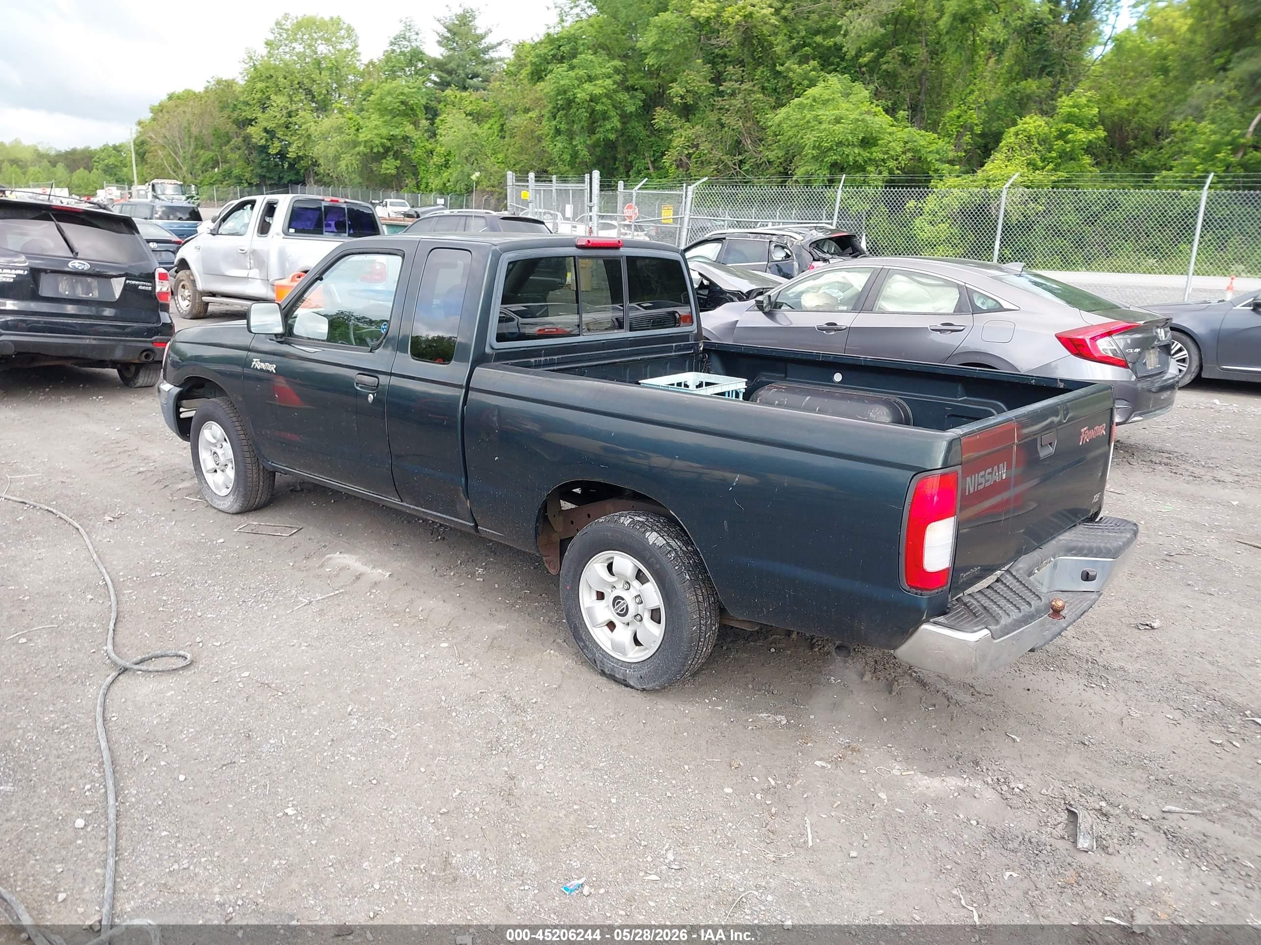 1999 Nissan Frontier Se/xe Black vin: 1N6DD26S0XC335713