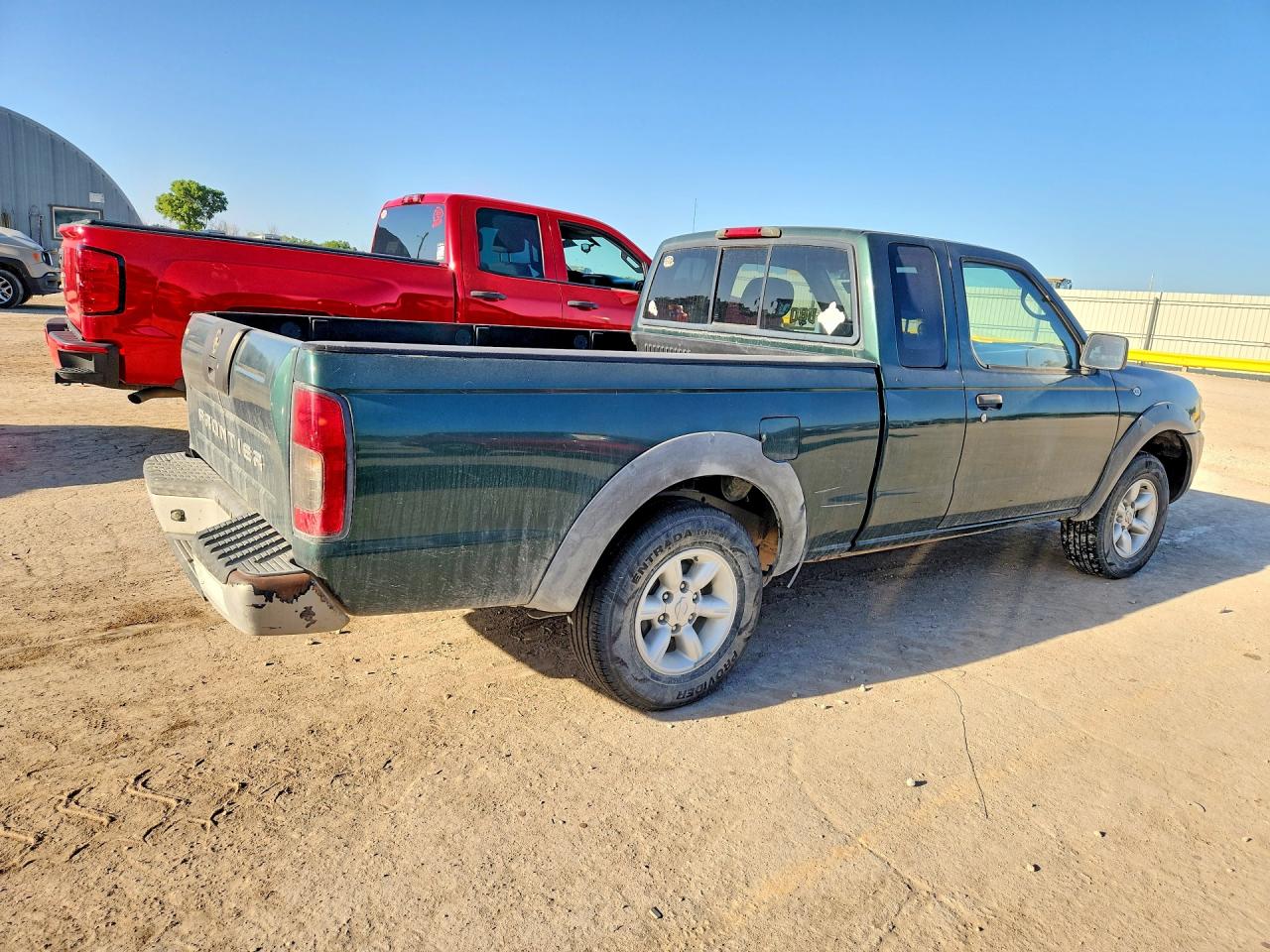2002 Nissan Frontier King Cab Xe Green vin: 1N6DD26S12C320856