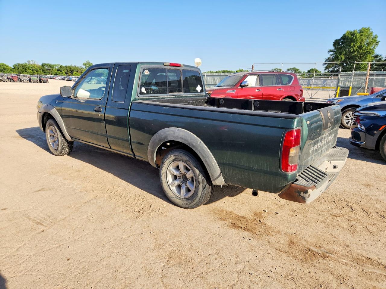 2002 Nissan Frontier King Cab Xe Green vin: 1N6DD26S12C320856