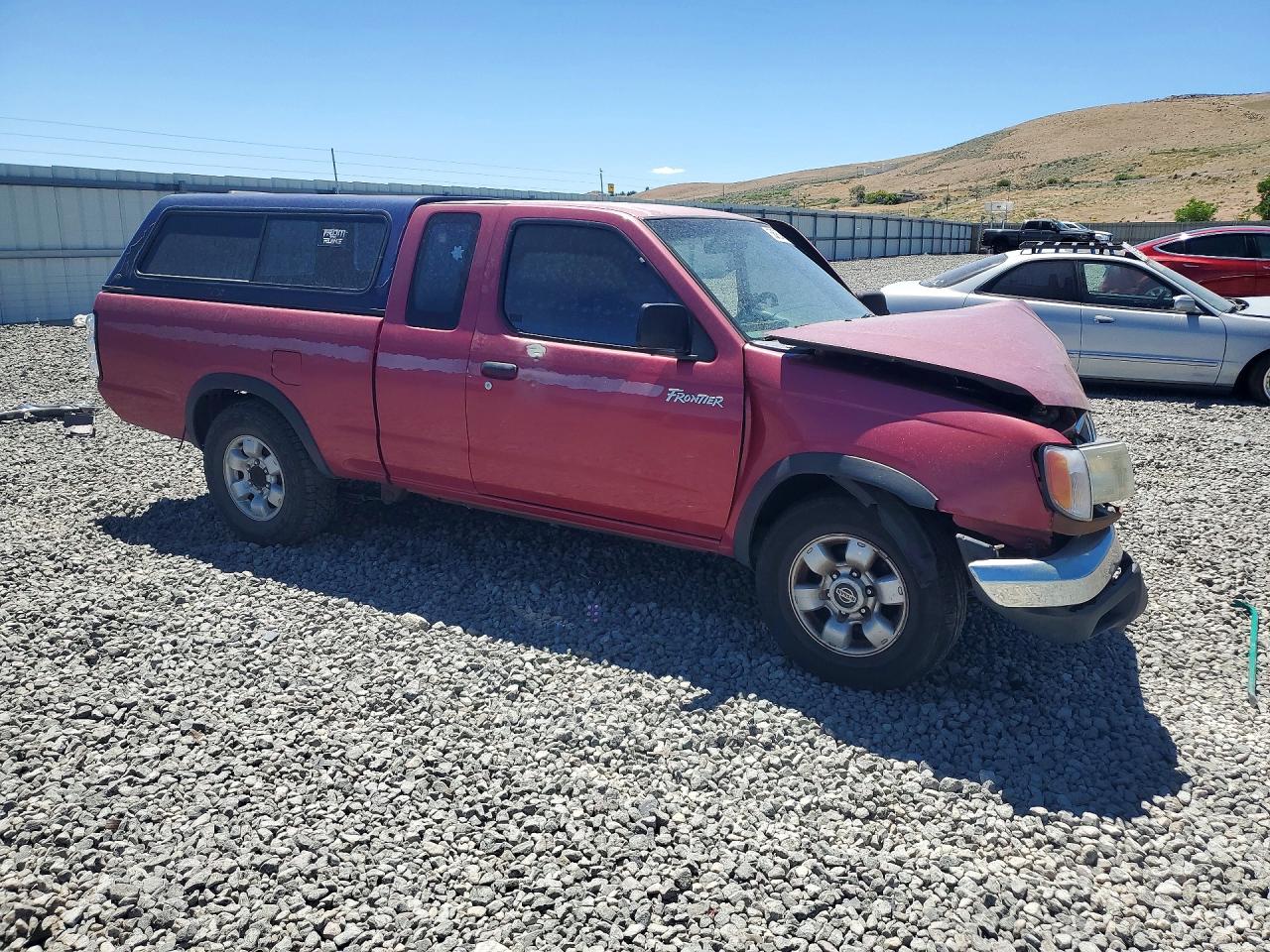 1998 Nissan Frontier Xe Red vin: 1N6DD26S1WC323682