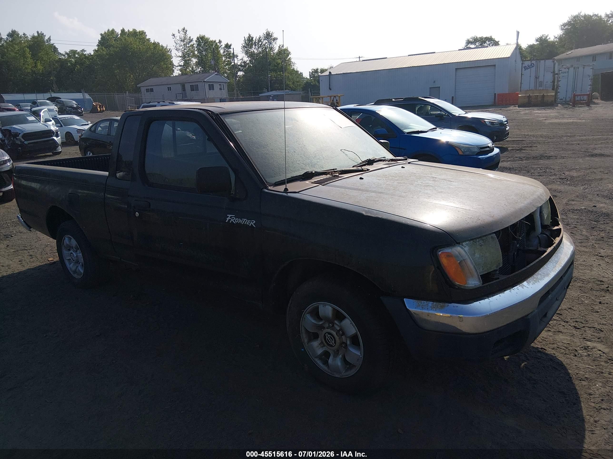 1999 Nissan Frontier Se/xe Black vin: 1N6DD26S1XC327409