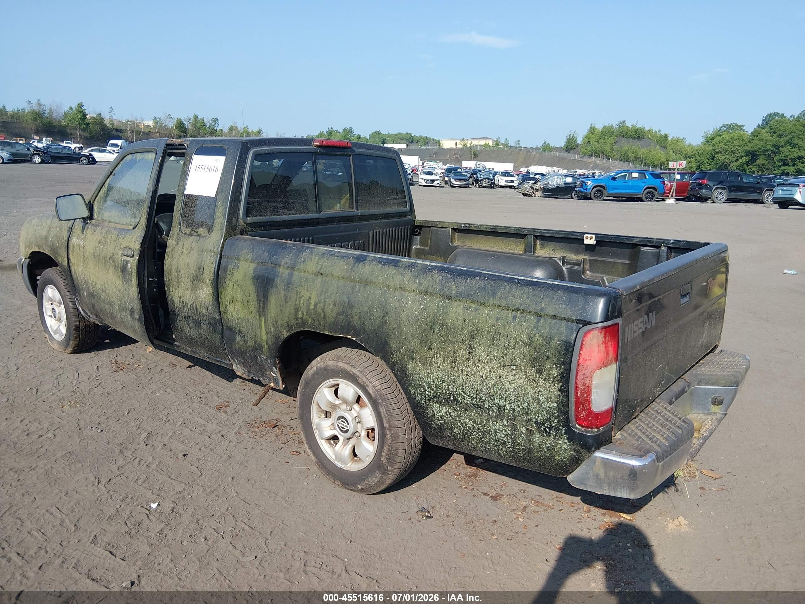1999 Nissan Frontier Se/xe Black vin: 1N6DD26S1XC327409