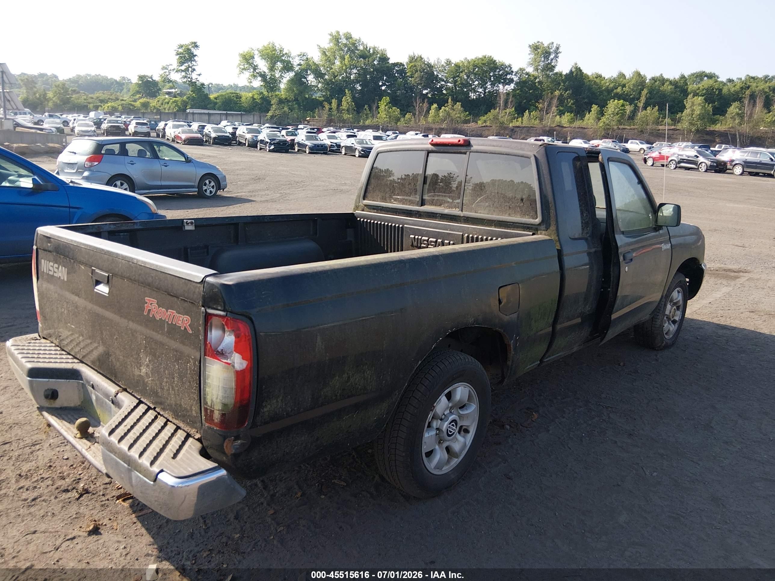 1999 Nissan Frontier Se/xe Black vin: 1N6DD26S1XC327409