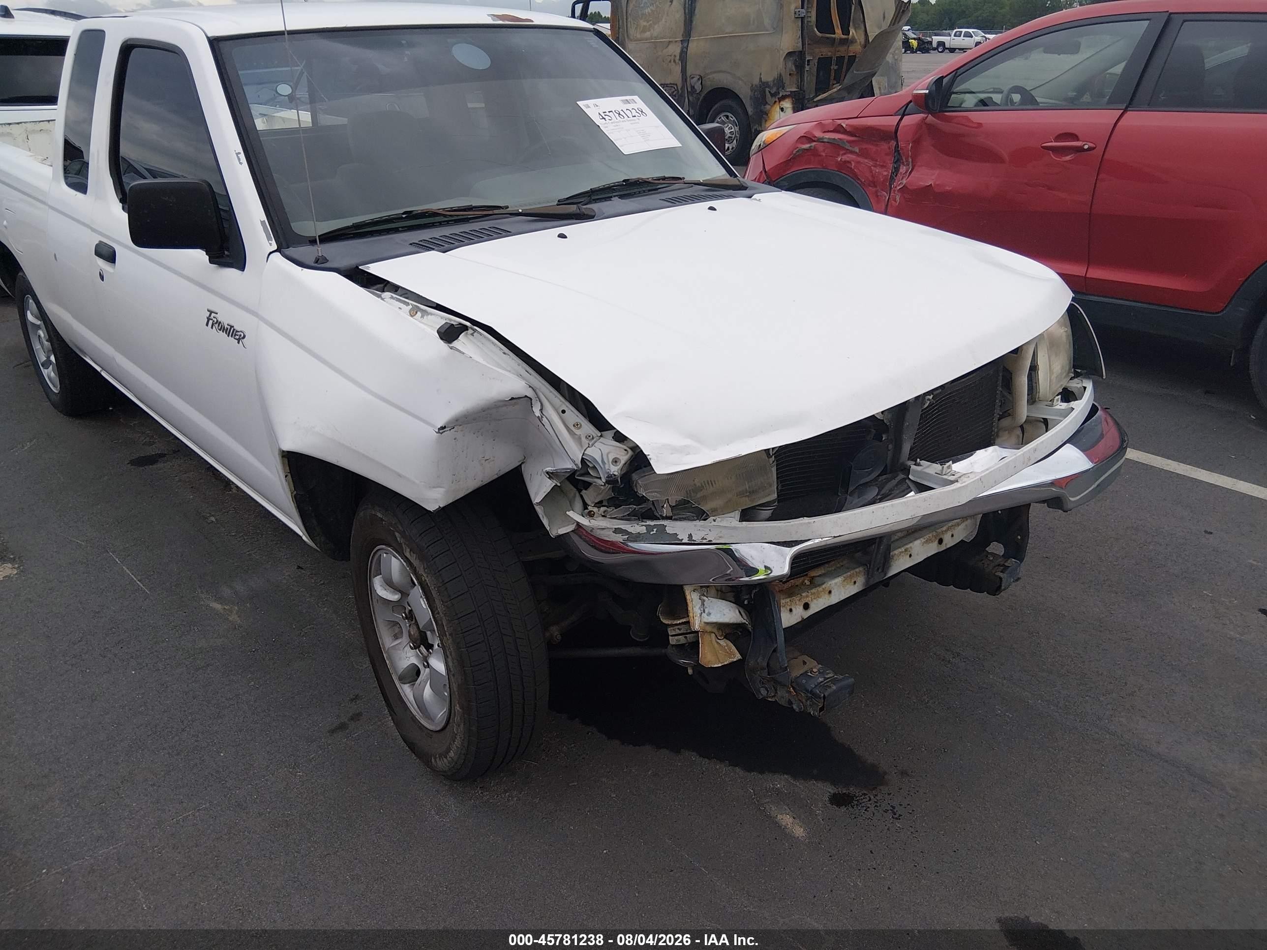 1999 Nissan Frontier Se/xe White vin: 1N6DD26S1XC334196