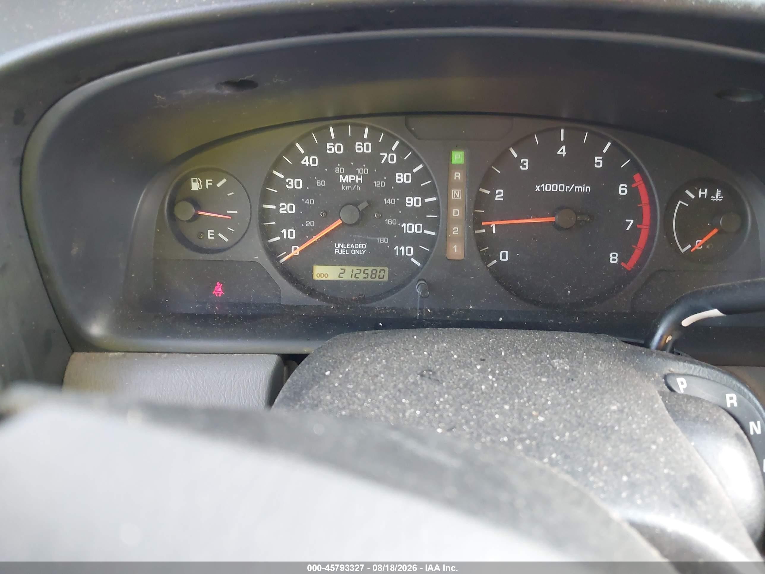 2000 Nissan Frontier Xe Gray vin: 1N6DD26S1YC433425