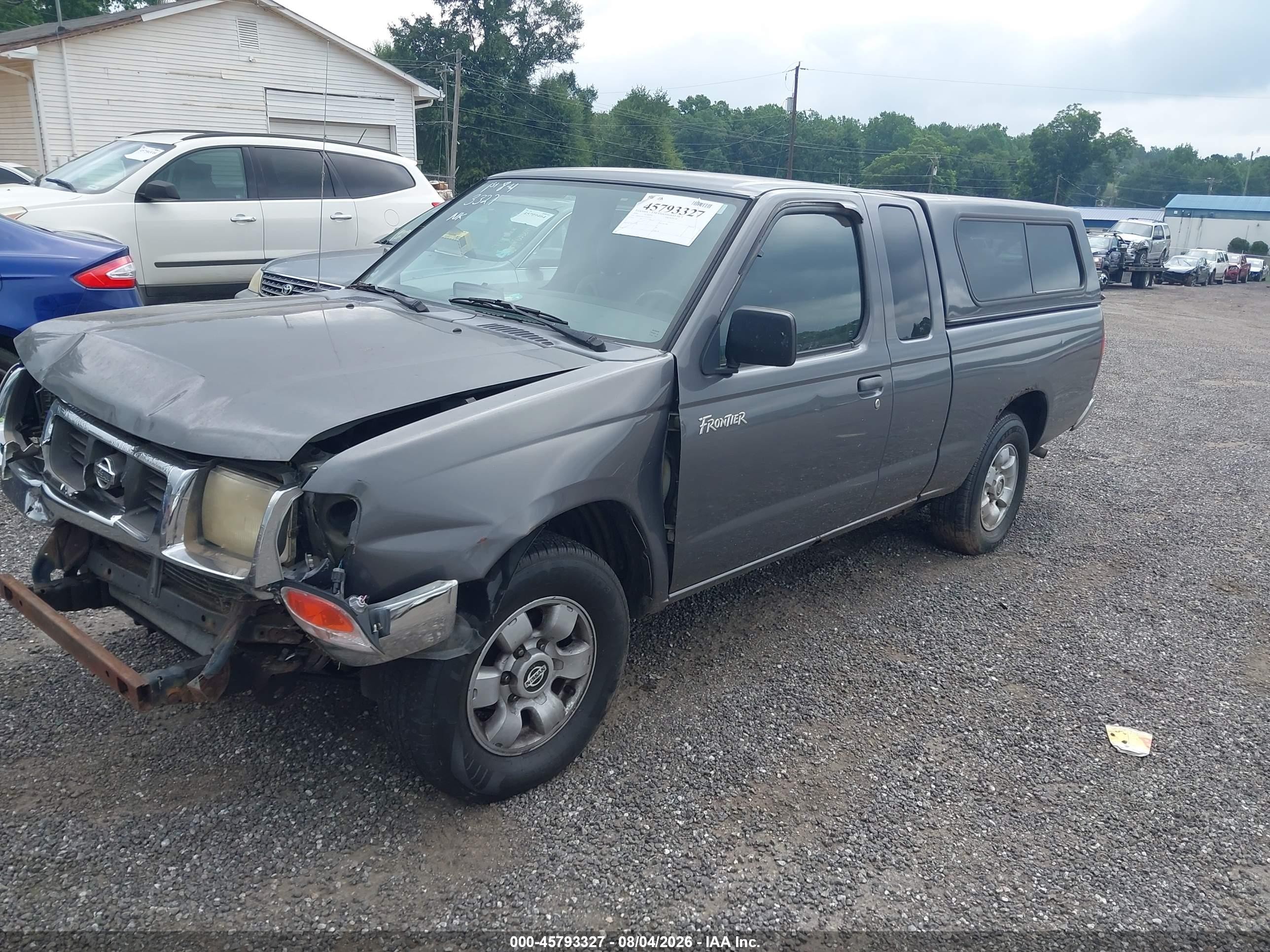 2000 Nissan Frontier Xe Gray vin: 1N6DD26S1YC433425