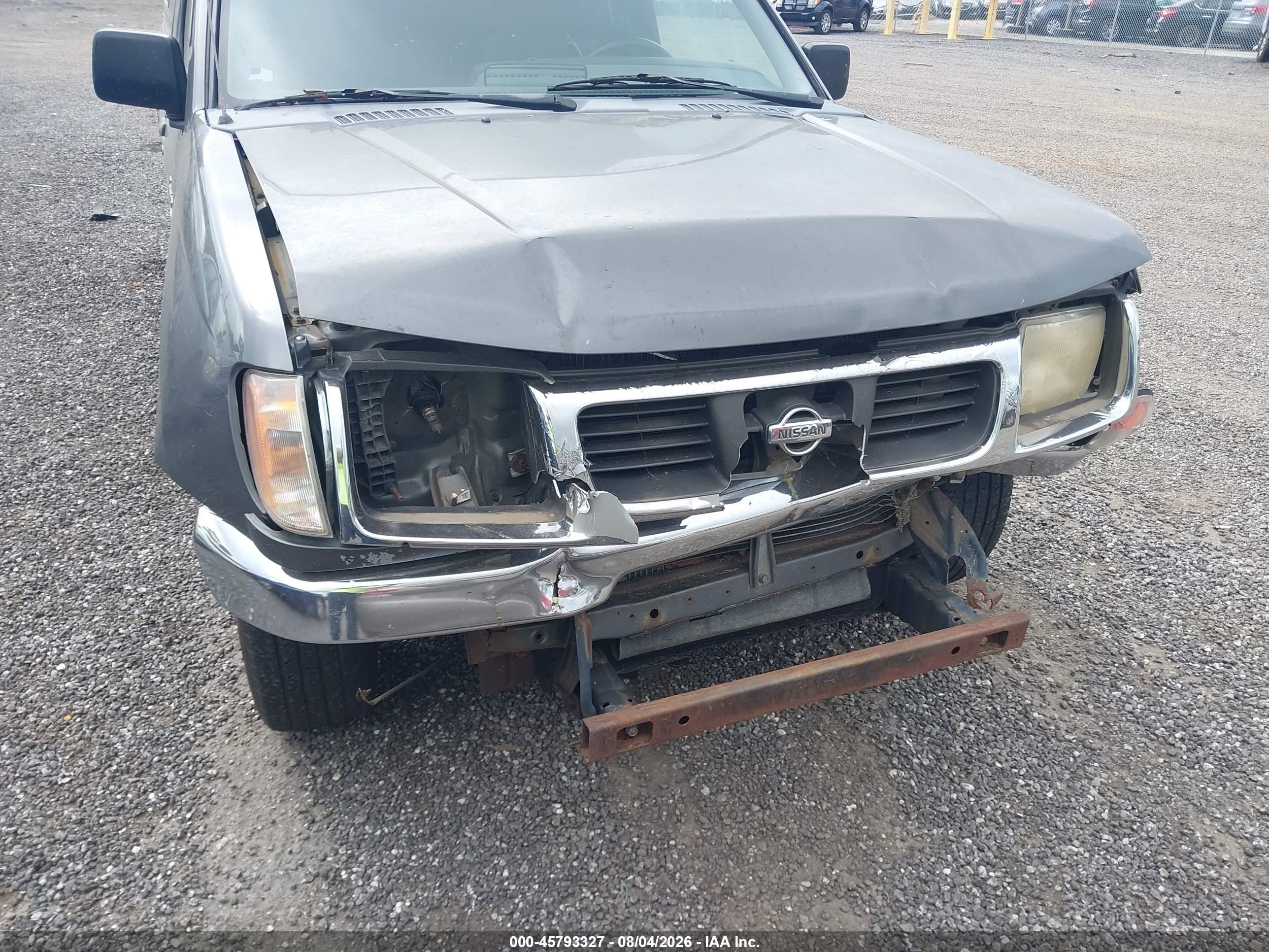 2000 Nissan Frontier Xe Gray vin: 1N6DD26S1YC433425