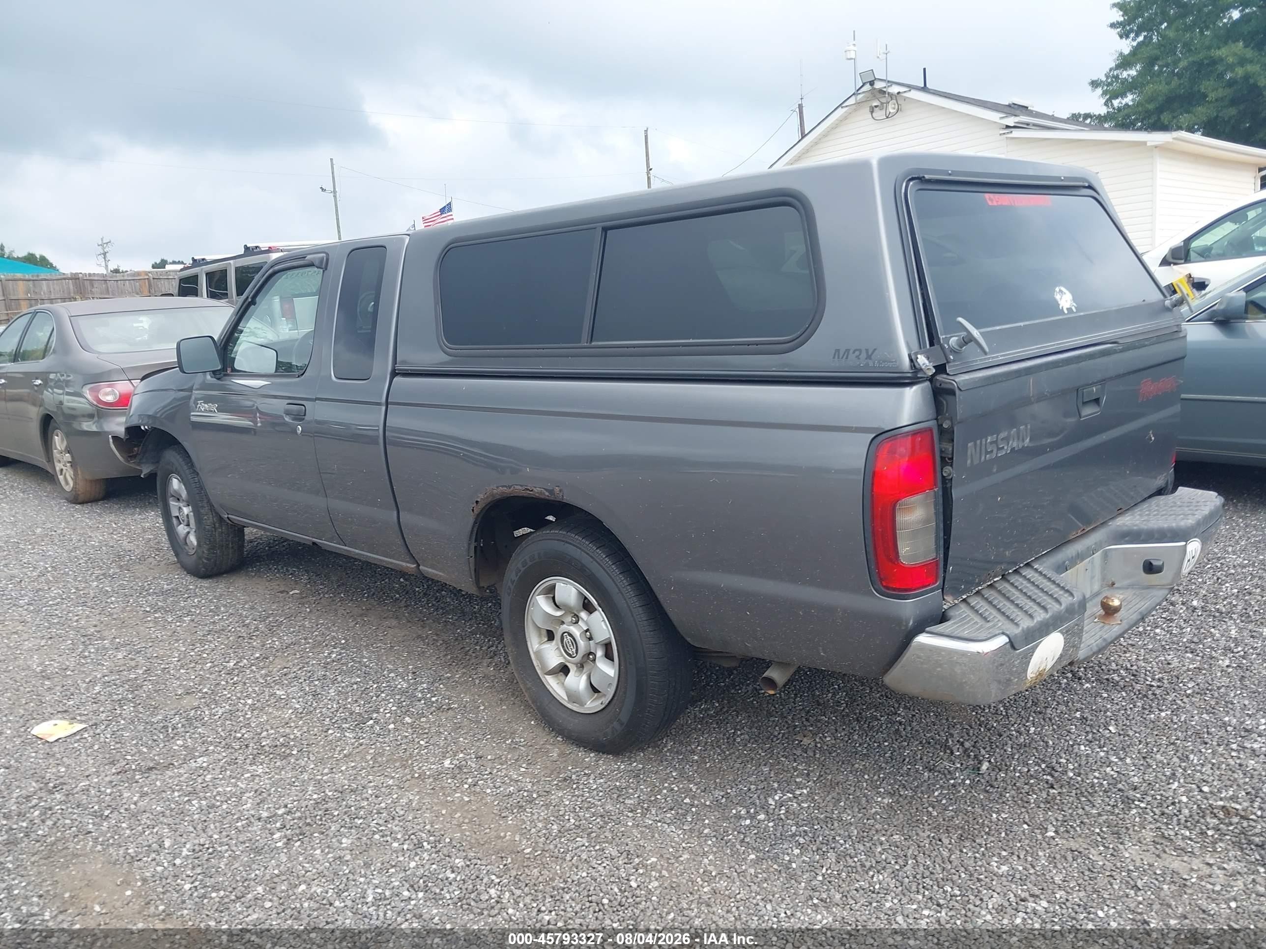 2000 Nissan Frontier Xe Gray vin: 1N6DD26S1YC433425
