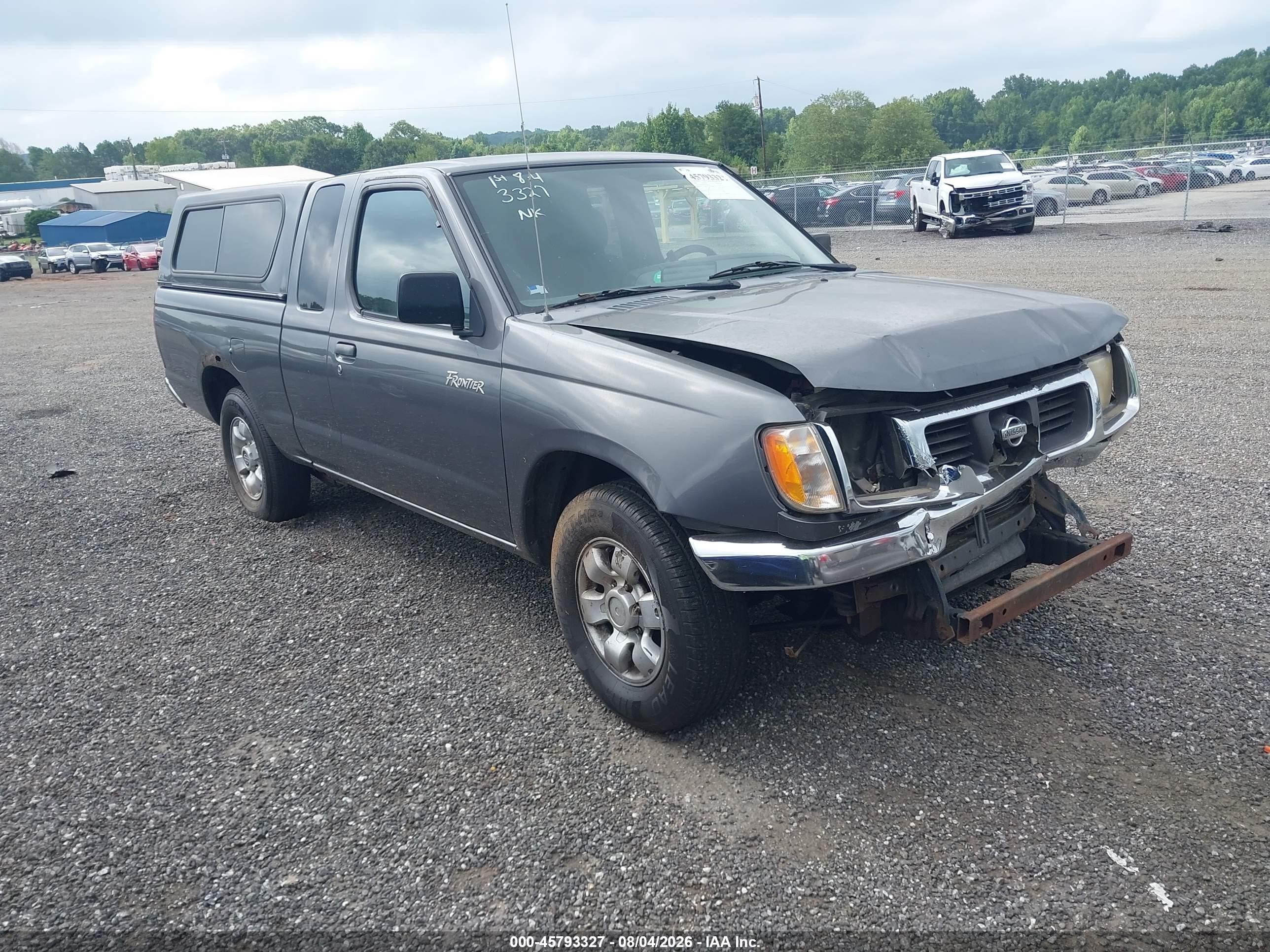 2000 Nissan Frontier Xe Gray vin: 1N6DD26S1YC433425