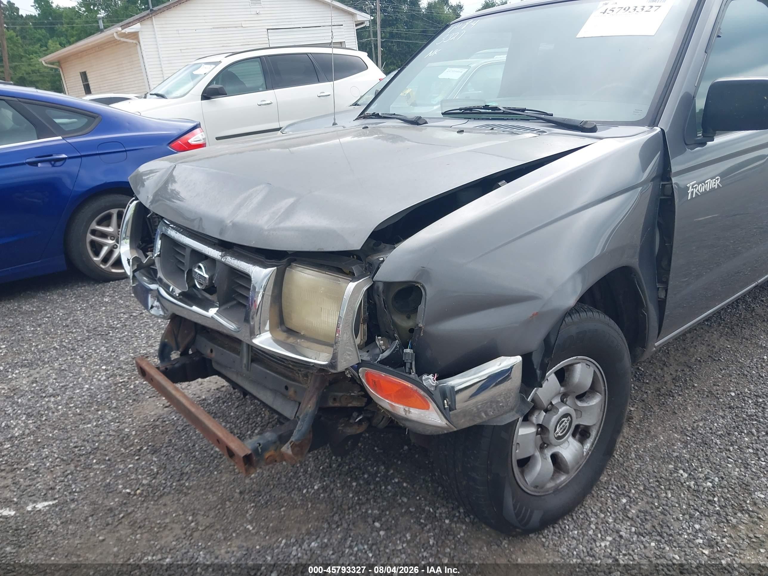 2000 Nissan Frontier Xe Gray vin: 1N6DD26S1YC433425