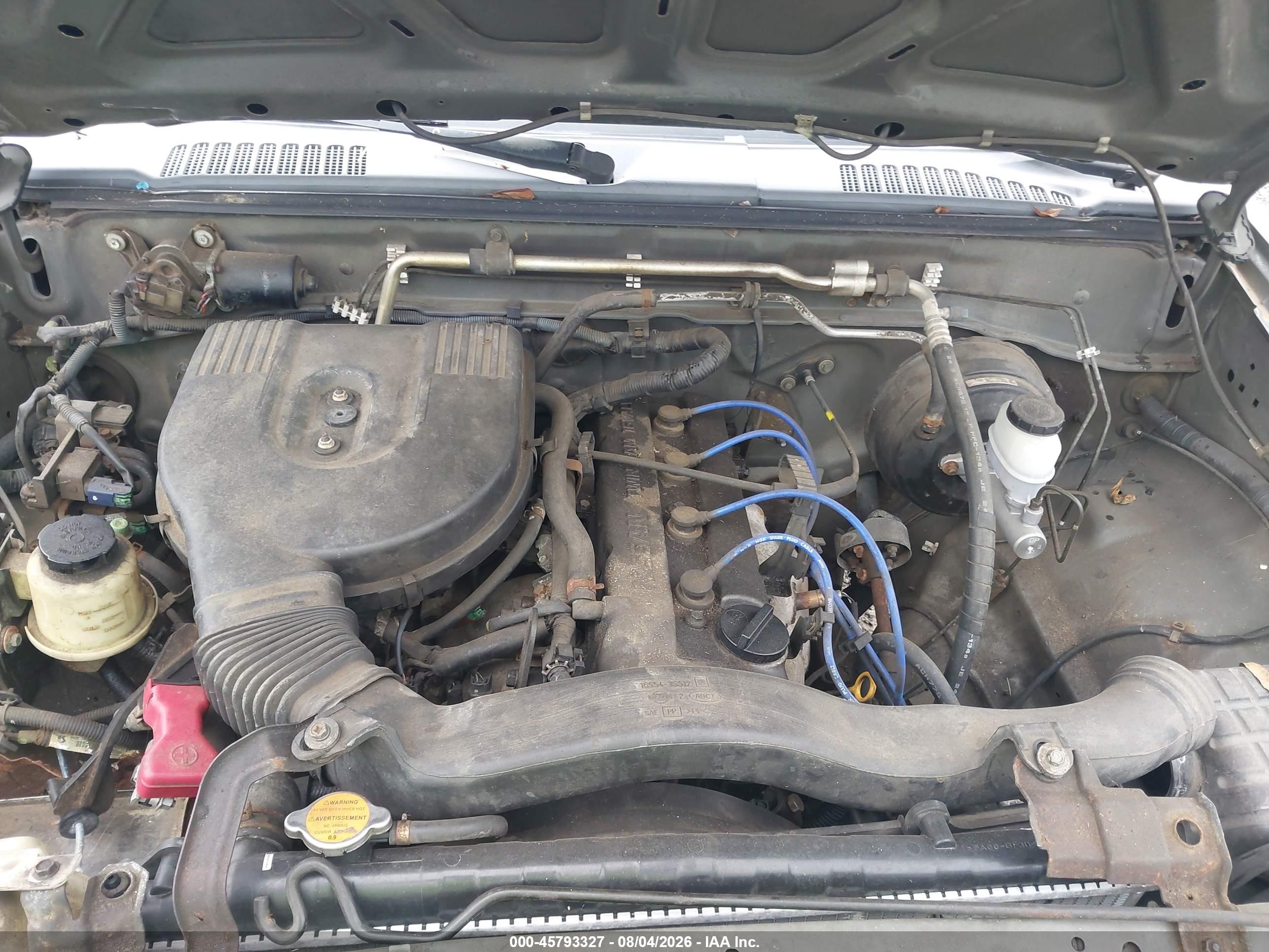 2000 Nissan Frontier Xe Gray vin: 1N6DD26S1YC433425
