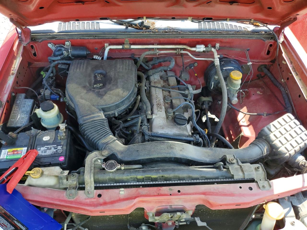 2001 Nissan Frontier King Cab Xe Red vin: 1N6DD26S21C379056