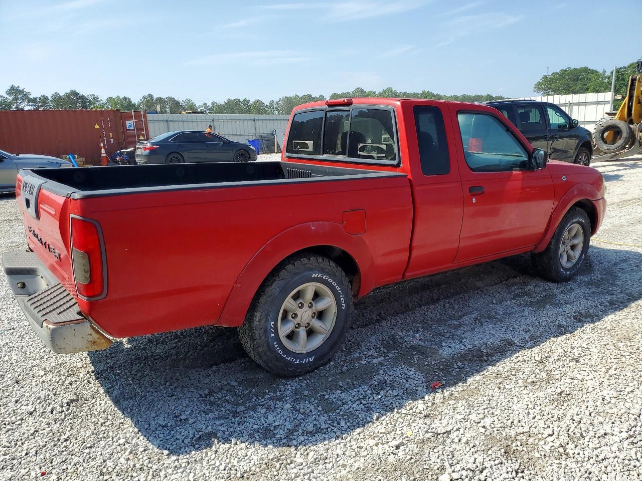 2001 Nissan Frontier King Cab Xe Red vin: 1N6DD26S21C379056