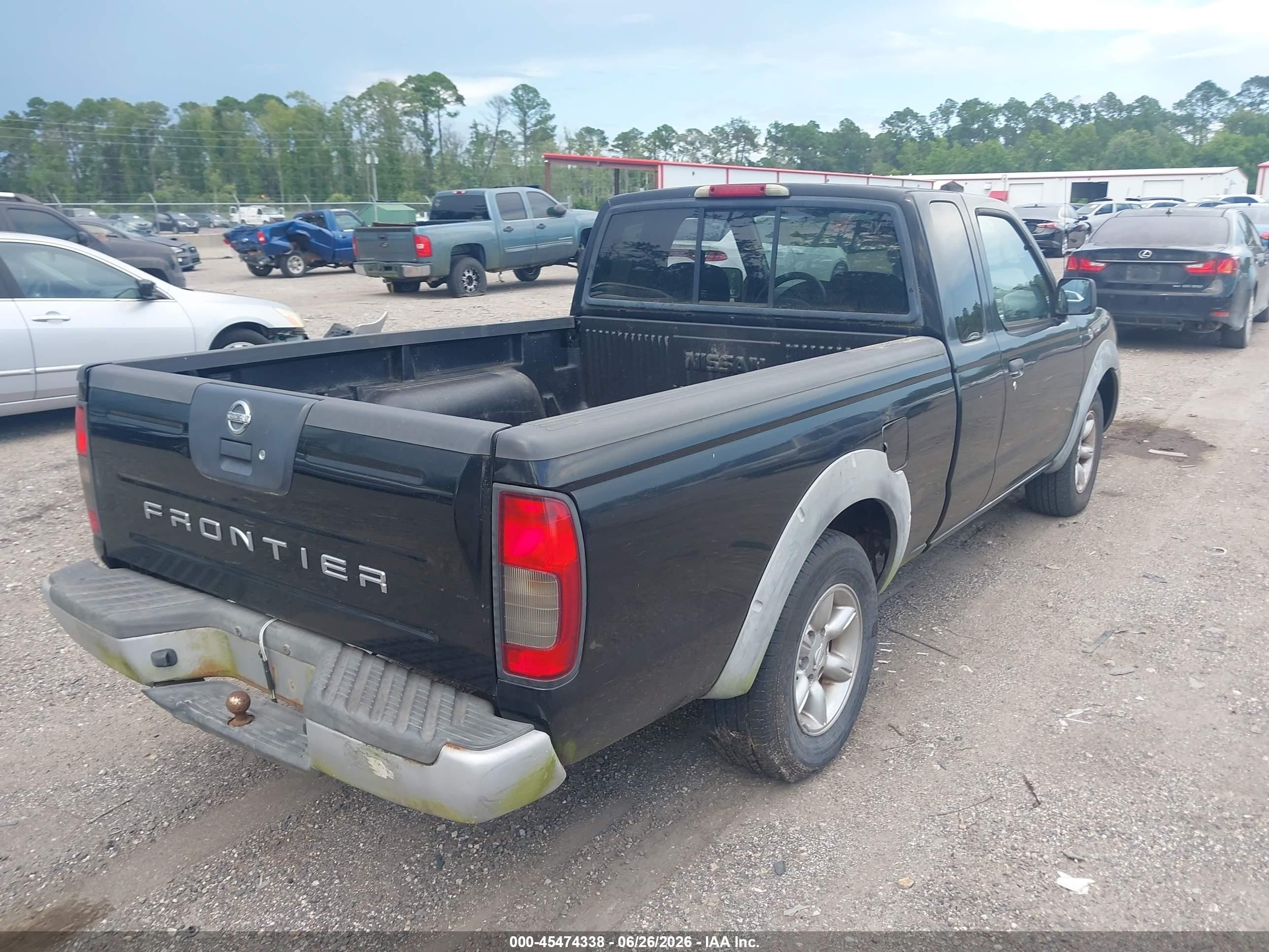2002 Nissan Frontier Xe Black vin: 1N6DD26S22C379124